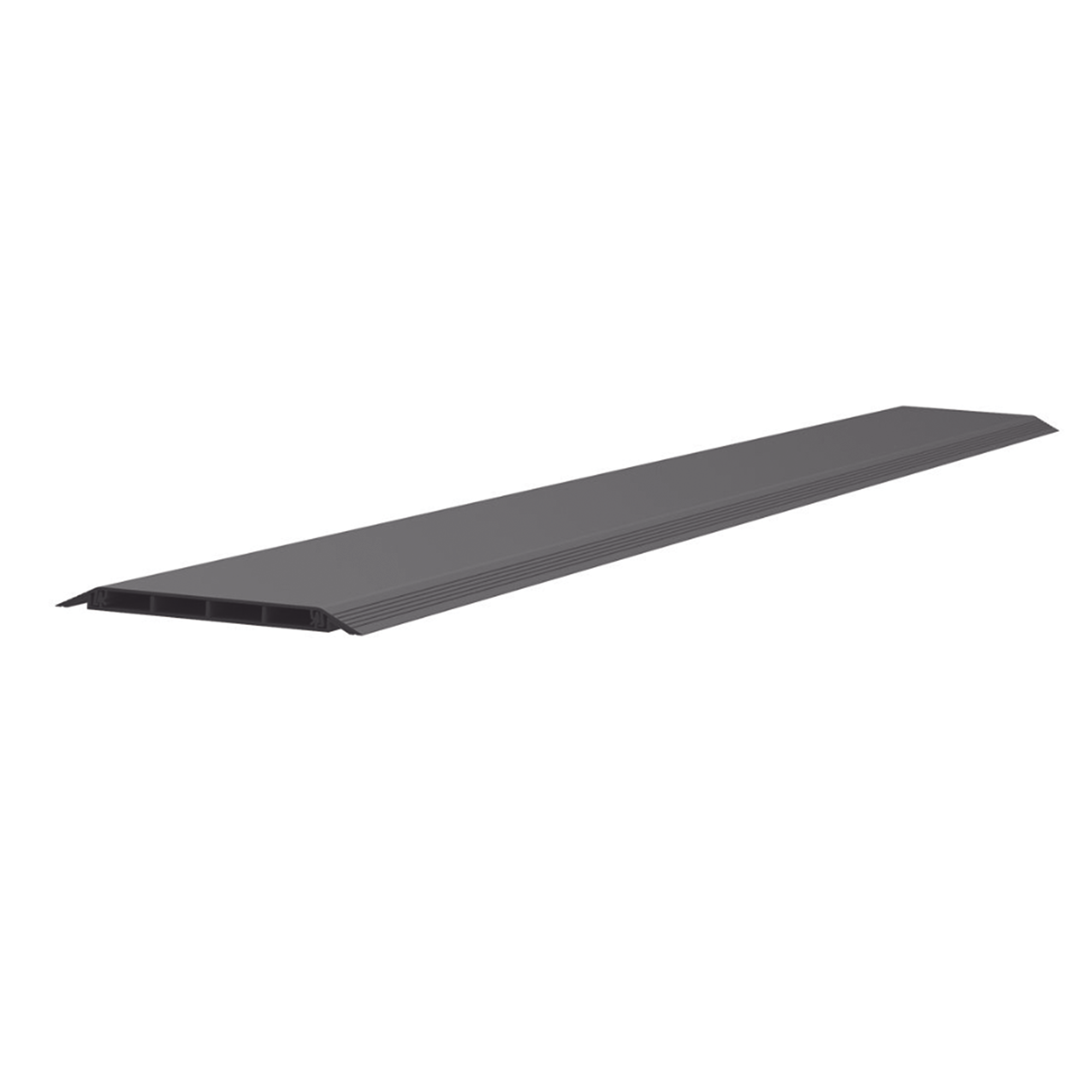 Canaleta de Piso de 4 Vías, Material PVC Rígido, 6 ft de largo, 176 mm de Ancho, Color Negro PANDUIT AFR4BCBL6
