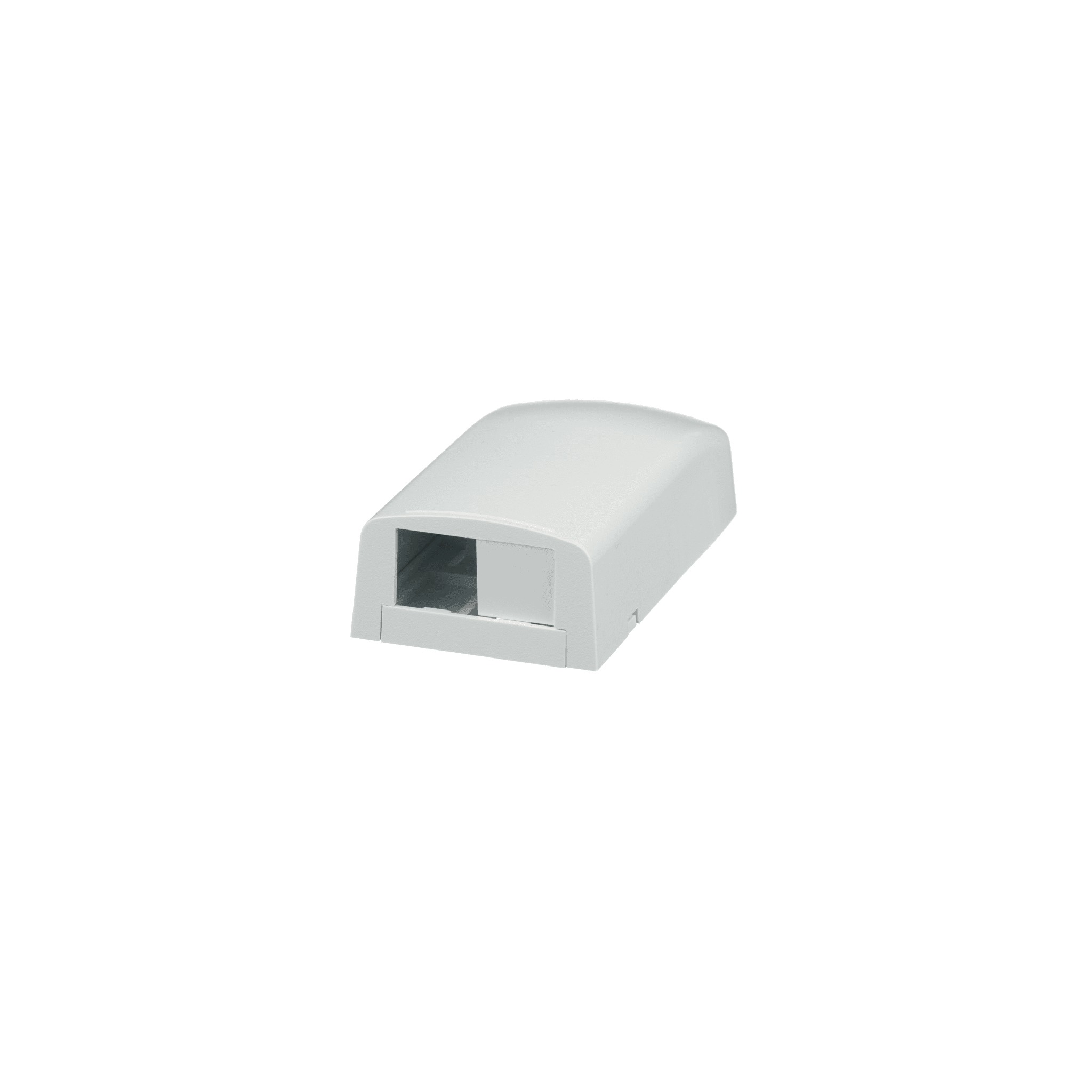Caja de Montaje en Superficie, Para 2 M?dulos Mini-Com, Color Blanco PANDUIT CBX2WH-AY