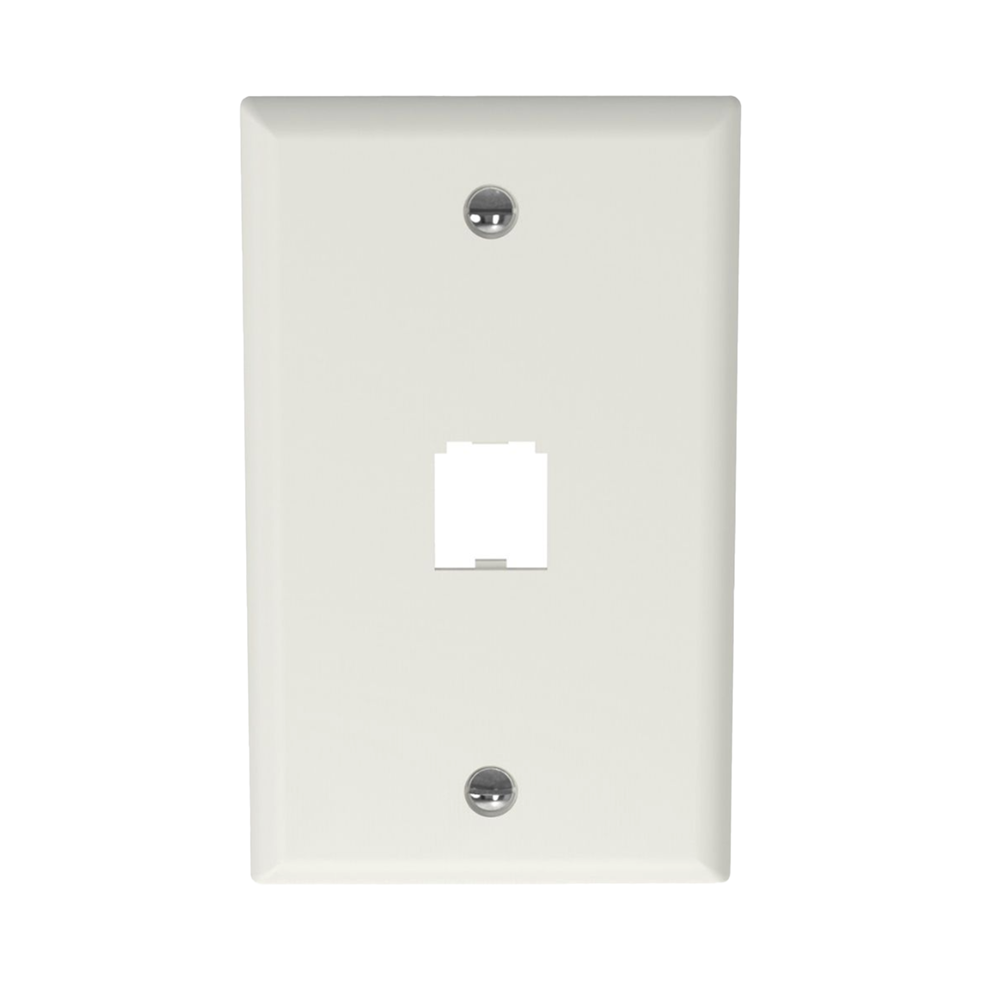 Placa de Pared Vertical Cl?sica, Salida Para 1 Puerto Mini-Com, Color Blanco Mate PANDUIT CFP1IW