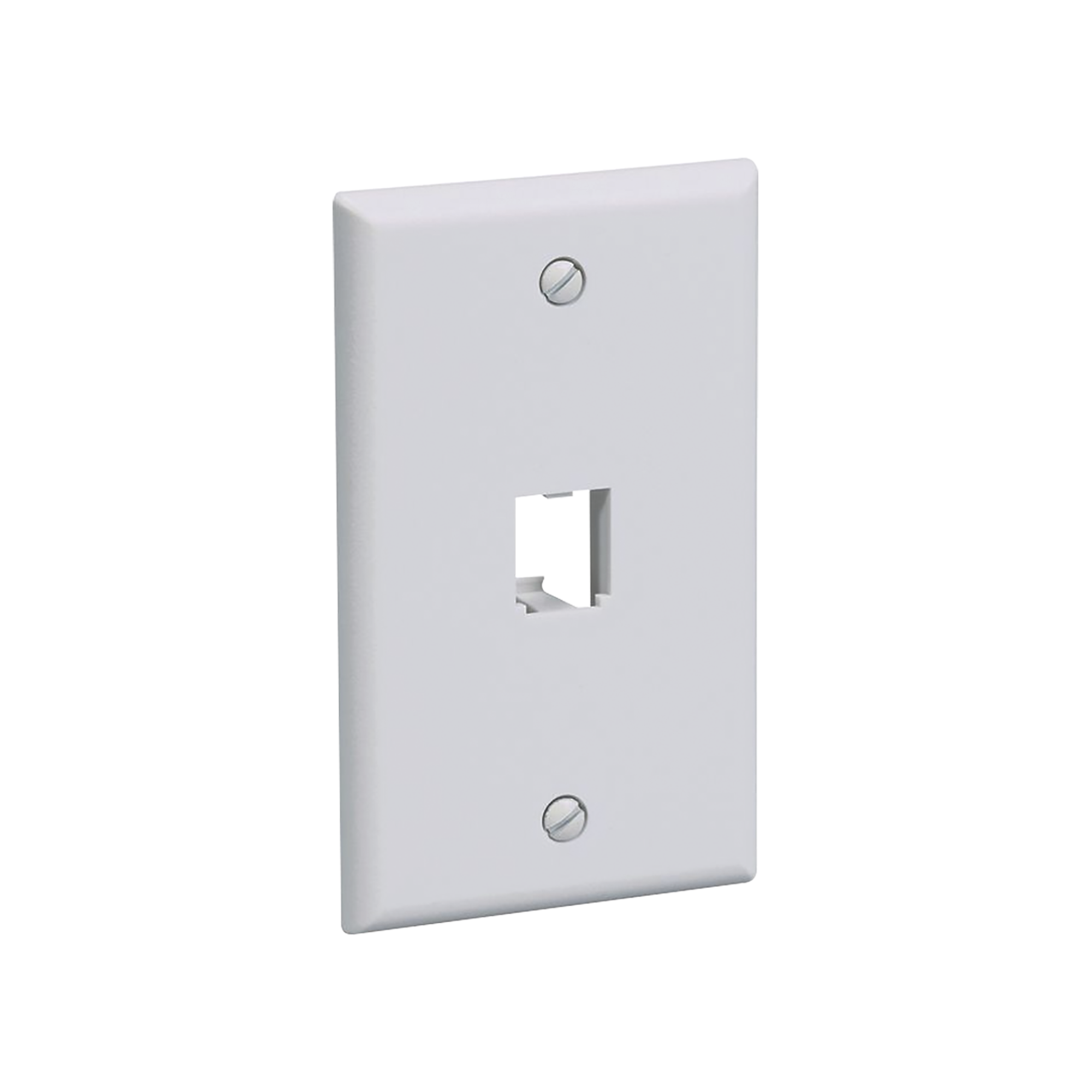 Placa de Pared Vertical Cl?sica, Salida Para 1 Puerto Mini-Com, Color Blanco PANDUIT CFP1WH