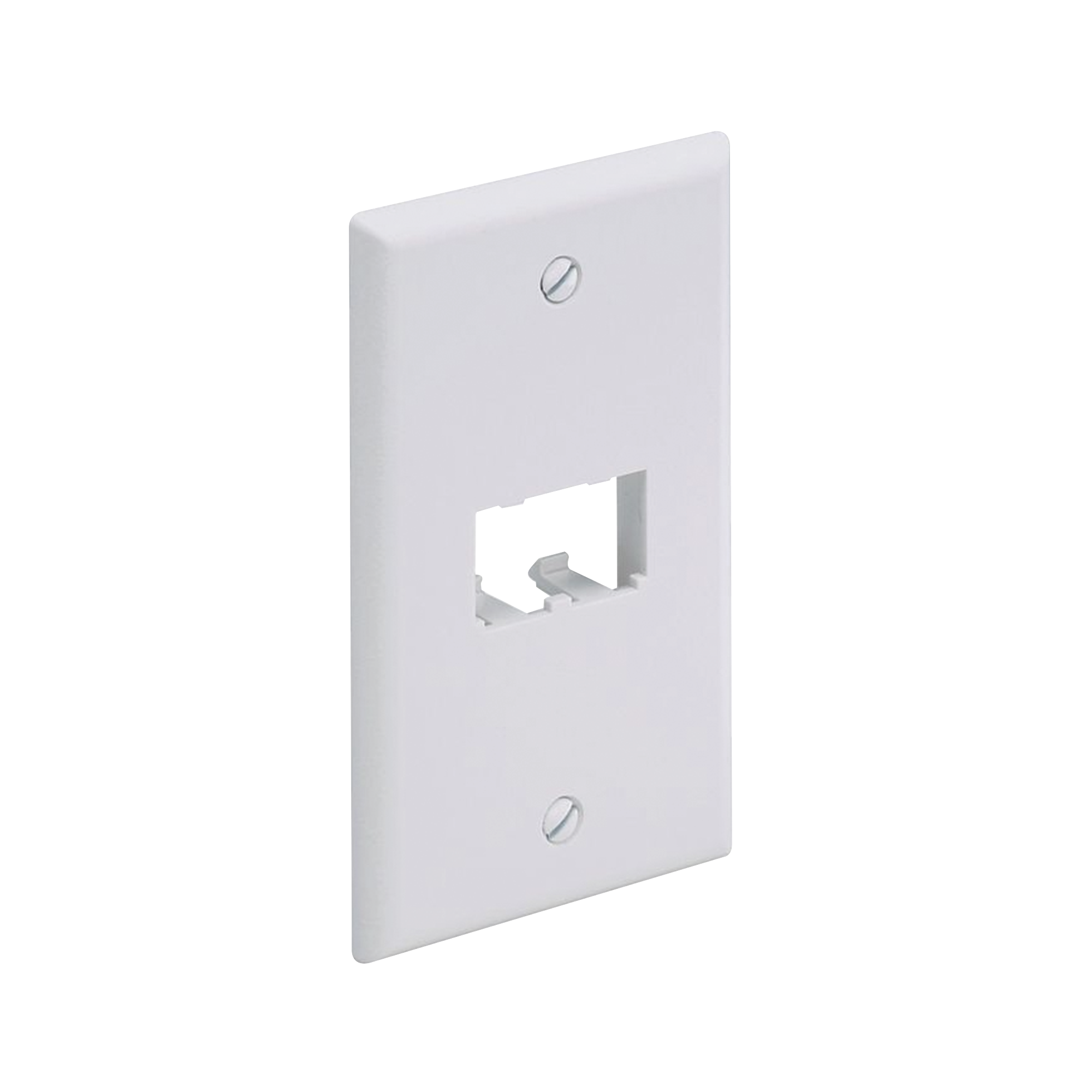 Placa de Pared Vertical Clásica, Salida Para 2 Puertos Mini-Com, Color Blanco PANDUIT CFP2WH