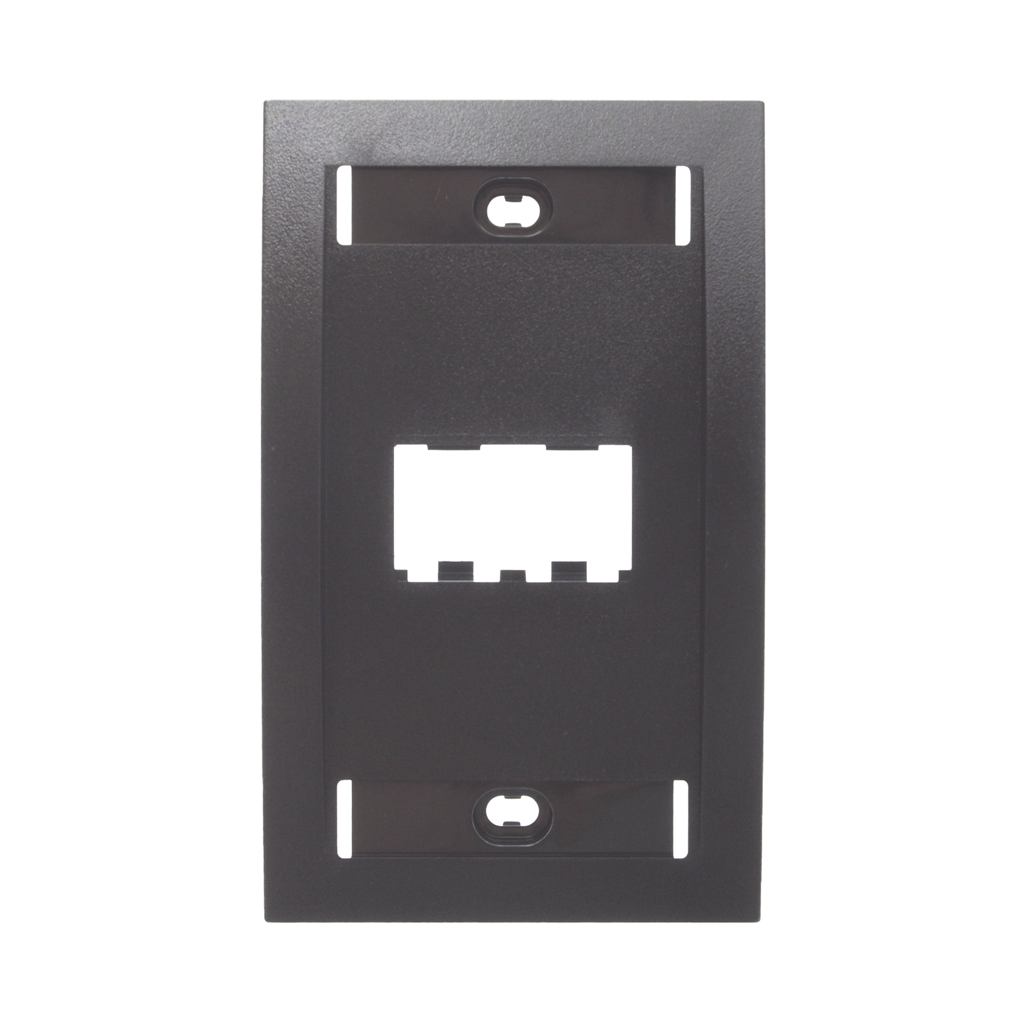 Placa de Pared Vertical Ejecutiva, Salida de 2 Puertos Mini-Com, Con Espacios Para Etiquetas, Color Negro PANDUIT CFPE2BLY