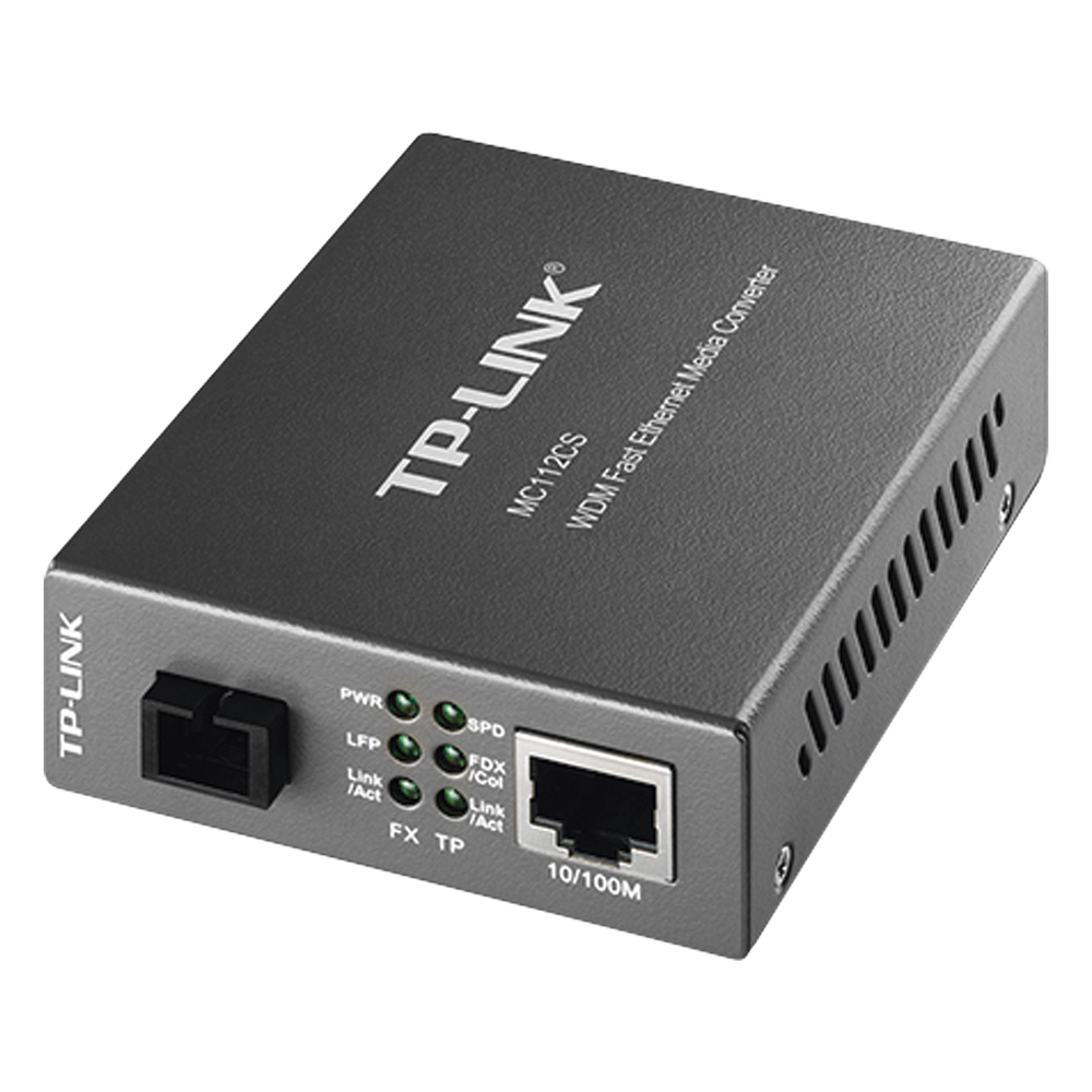 Convertidor Fibra Óptica WDM Monomodo TP-LINK MC112CS
