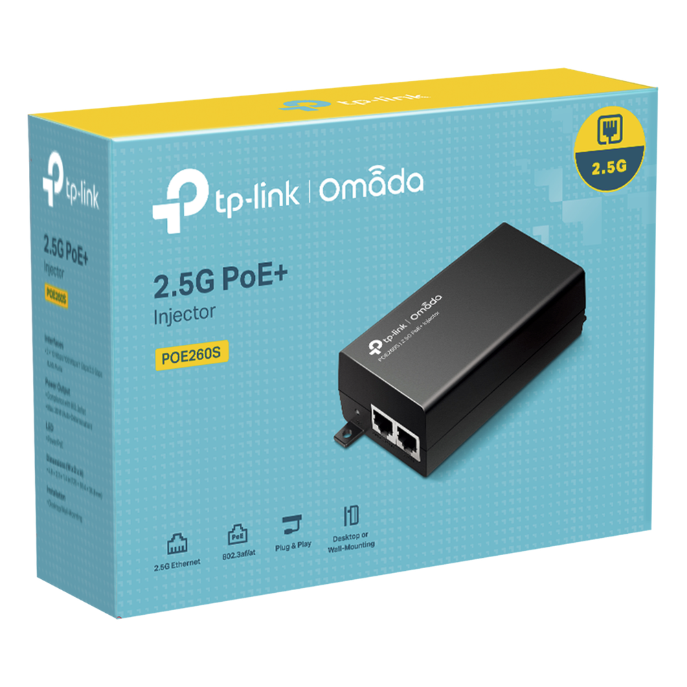 Inyector PoE+ (30W) TP-LINK POE260S
