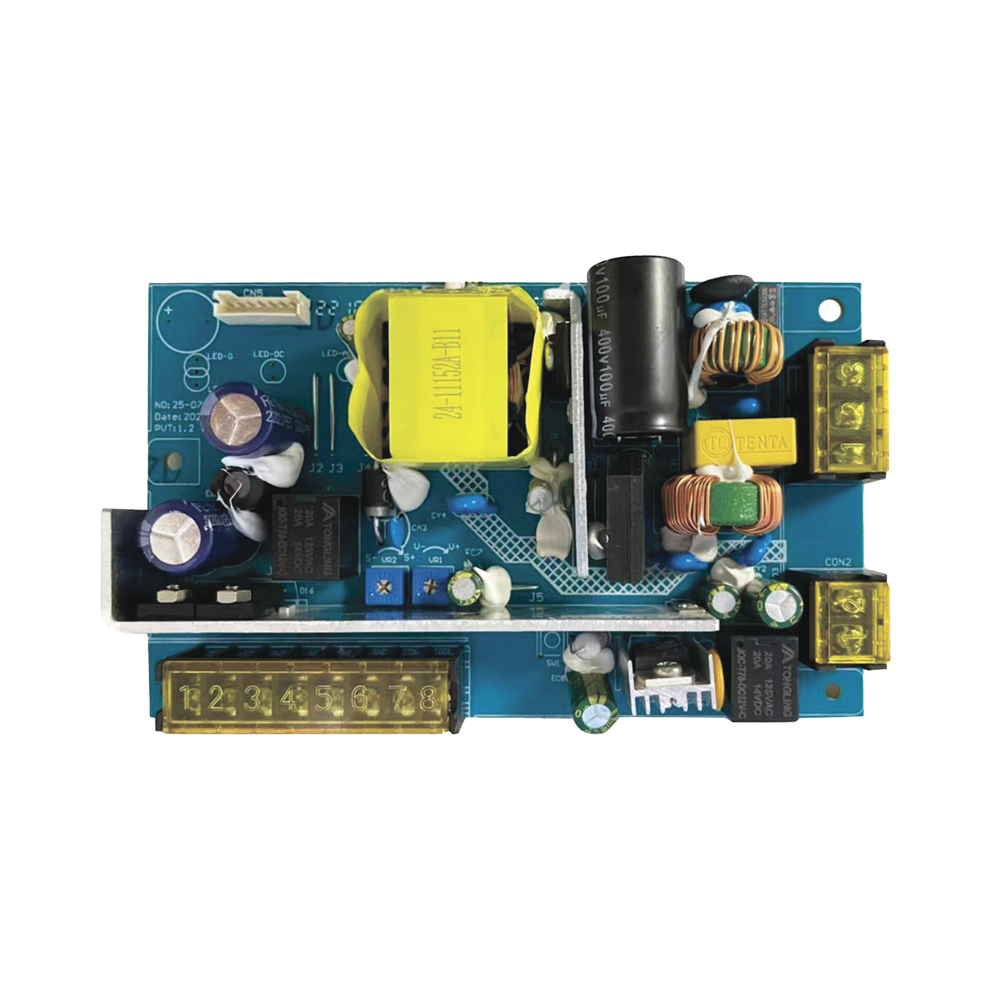Tablilla de Fuente de alimentación de 1 salida 11-15 Vcc 5 A EPCOM POWERLINE PL12DC5ABK-B
