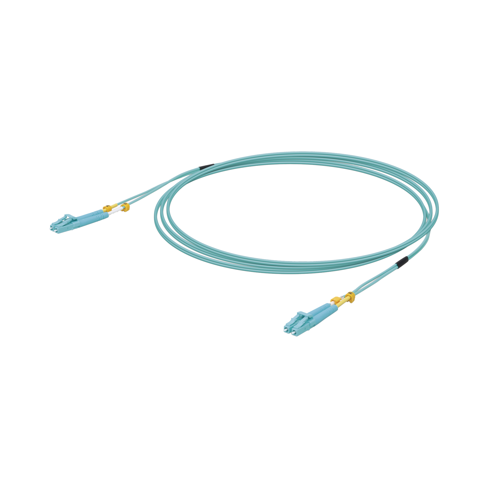 Jumper de Fibra ?ptica Multimodo LC-LC Duplex 10 G, 50/125 OM3, Color Aqua, 3 Metros (9.84 Pies) UBIQUITI UACC-OFC-MM-3M