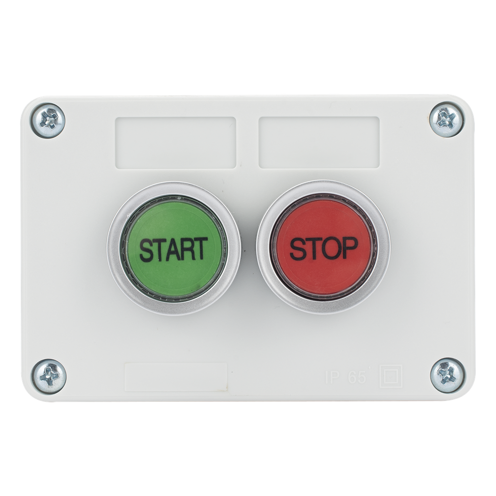 Botonera Doble Para Barreras Vehiculares, Operadores Corredizos y Abatibles. ACCESSPRO XBS-SW-21