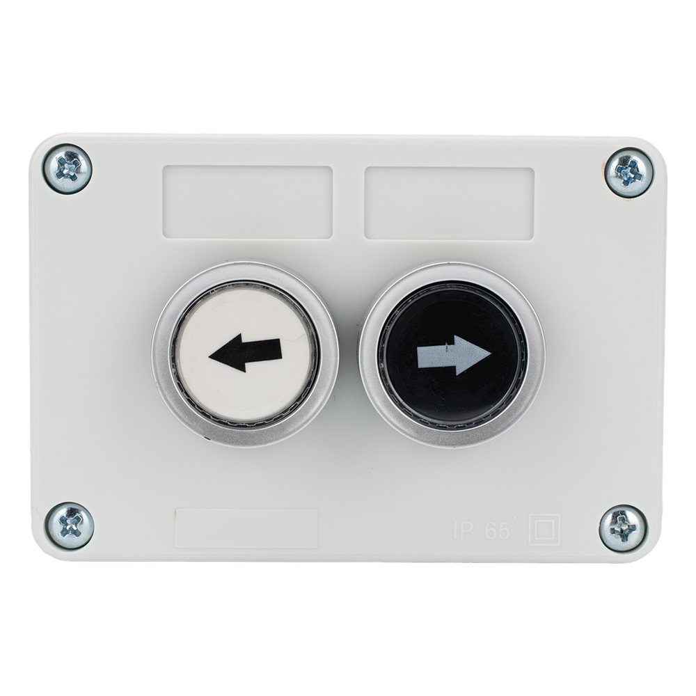 Botonera Doble Para Barreras Vehiculares, Operadores Corredizos y Abatibles. ACCESSPRO XBS-SW-22