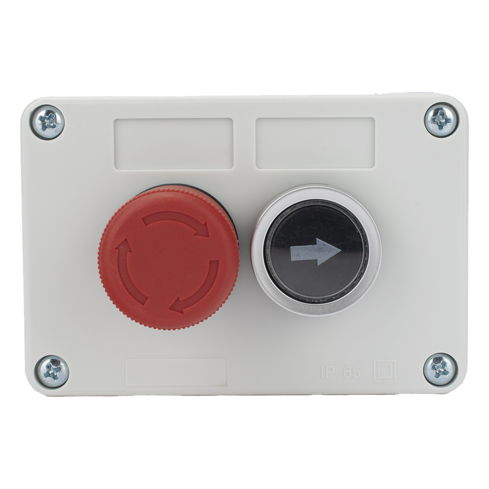 Botonera Doble Para Barreras Vehiculares, Operadores Corredizos y Abatibles ACCESSPRO XBS-SW-23