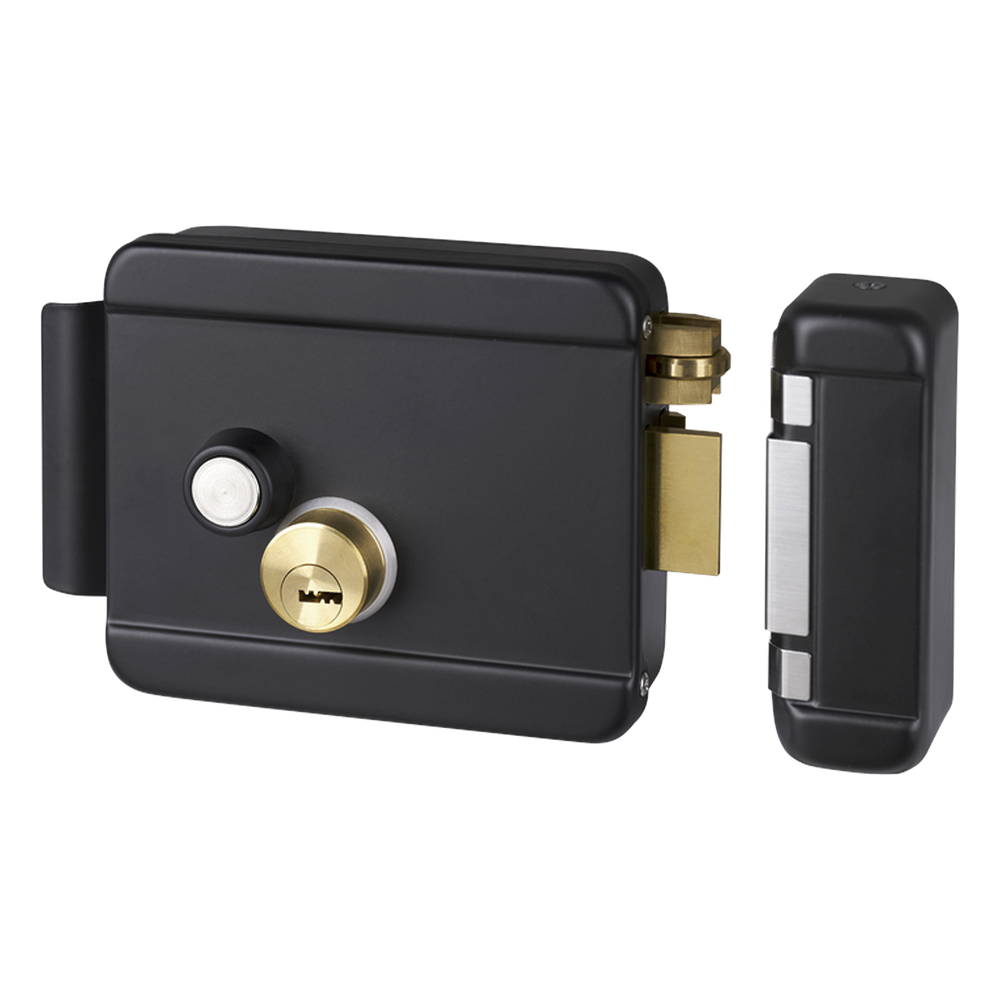 Cerradura Eléctrica con Botón de Salida ACCESSPRO BL-ACCESSRIMB