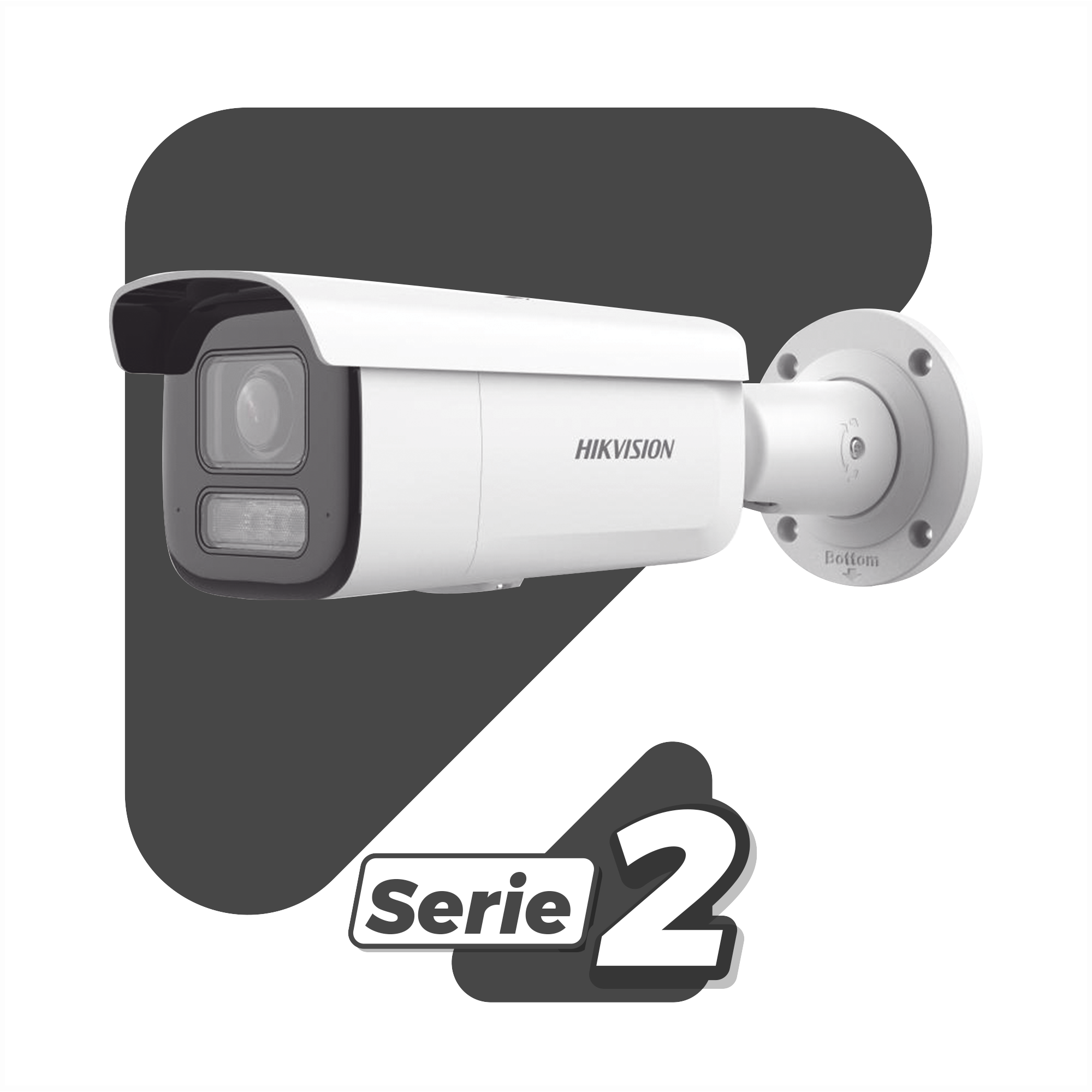 [Dual Light + 2 Micrófonos Integrados] Bala IP 2 Megapixel HIKVISION DS-2CD2623G2-LIZS2U