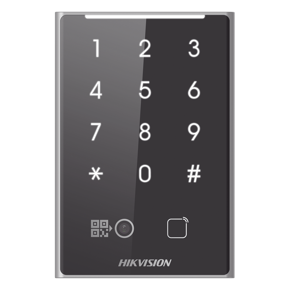 Lector de Tarjetas PROX EM y de Códigos QR HIKVISION DS-K1109EKB-QR