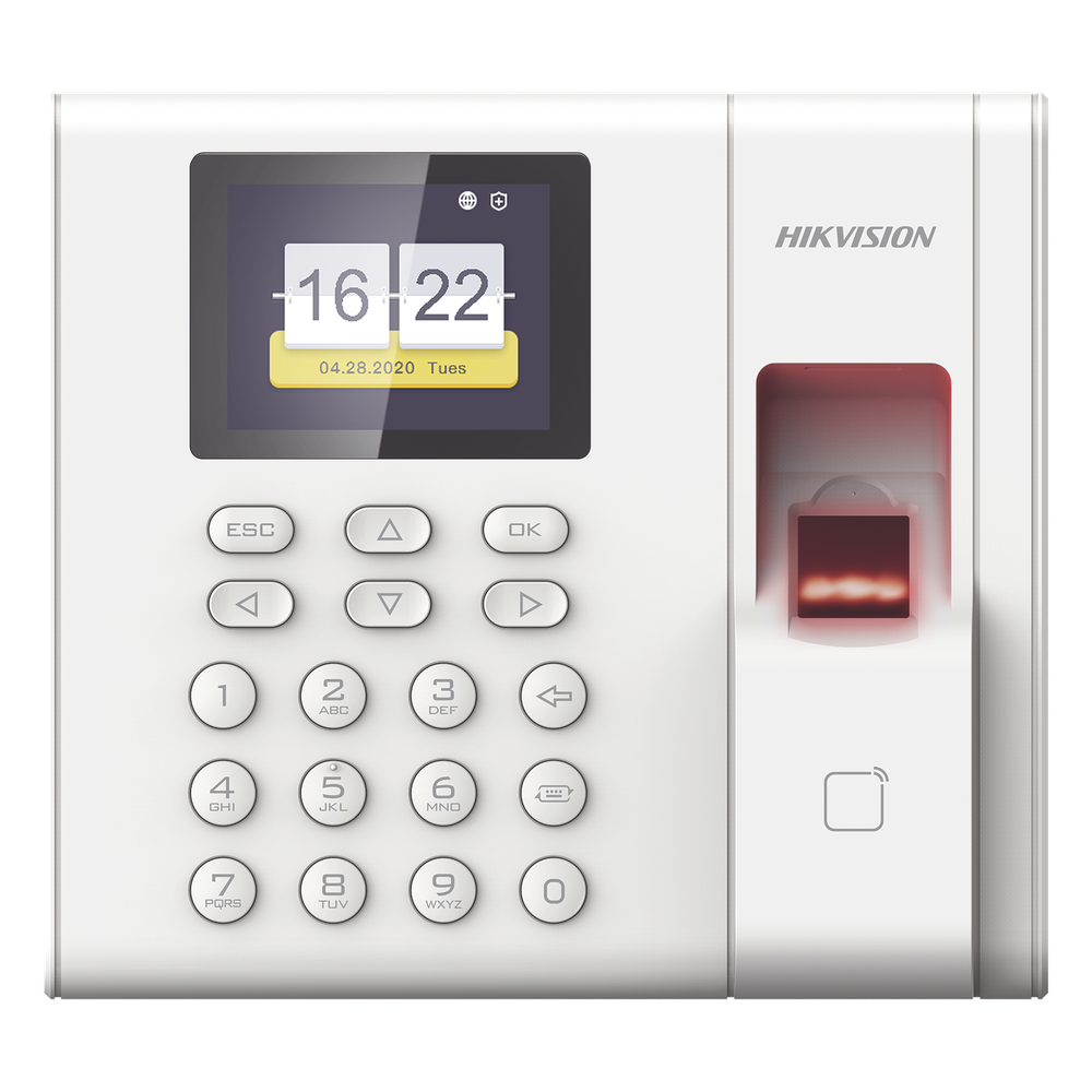 Checador de Huella con Batería de Respaldo HIKVISION DS-K1A8503EF-B