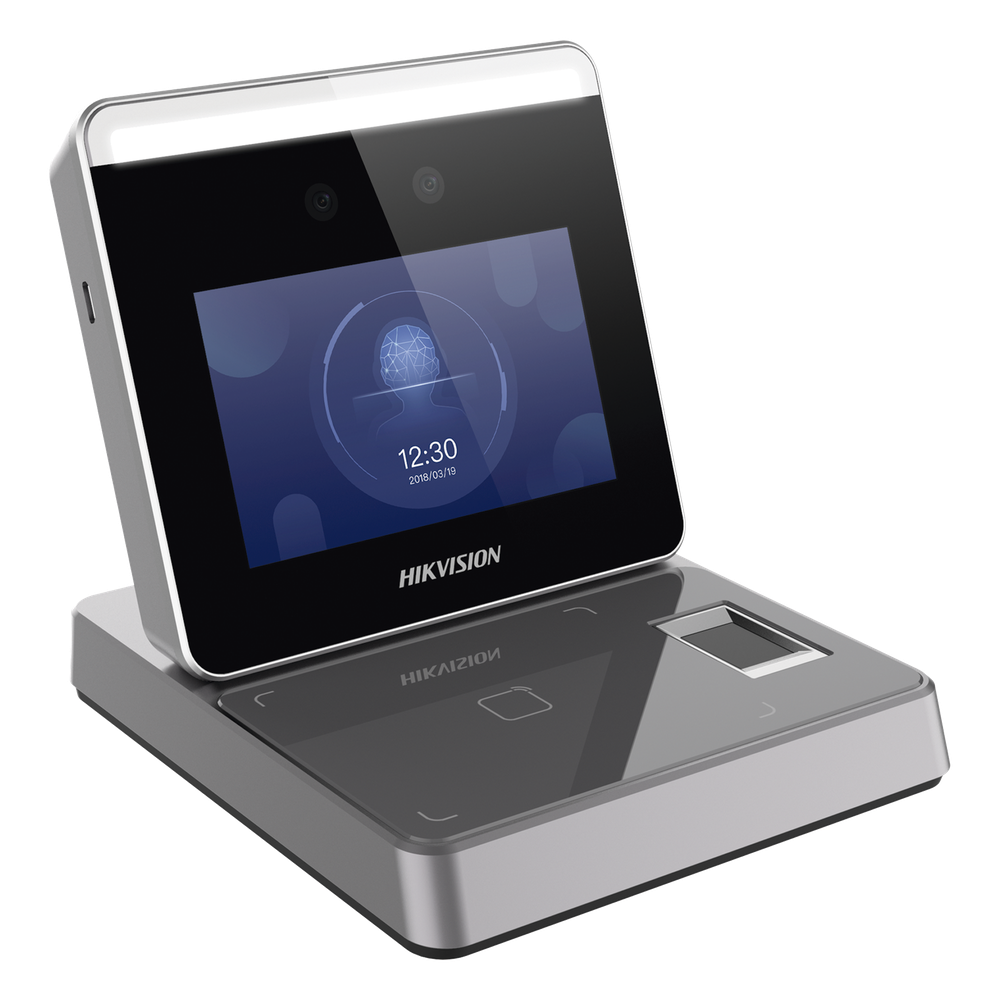 Enrolador IP de Rostros, Huellas y Tarjetas (MIFARE y EM) para iVMS-4200 HIKVISION DS-K1F600U-D6E-F