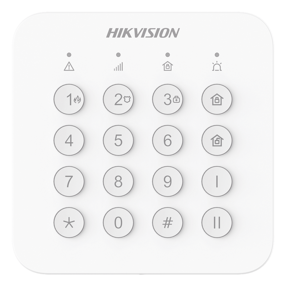 (AX HOME) Teclado Inalámbrico para Armado y Desarmado HIKVISION DS-PK201B-WB