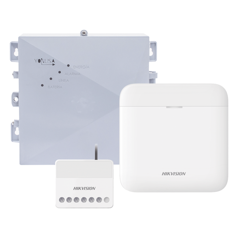 (AX PRO + YONUSA) KIT de Alarma AX PRO HIKVISION DS-PWA48-SYSNG