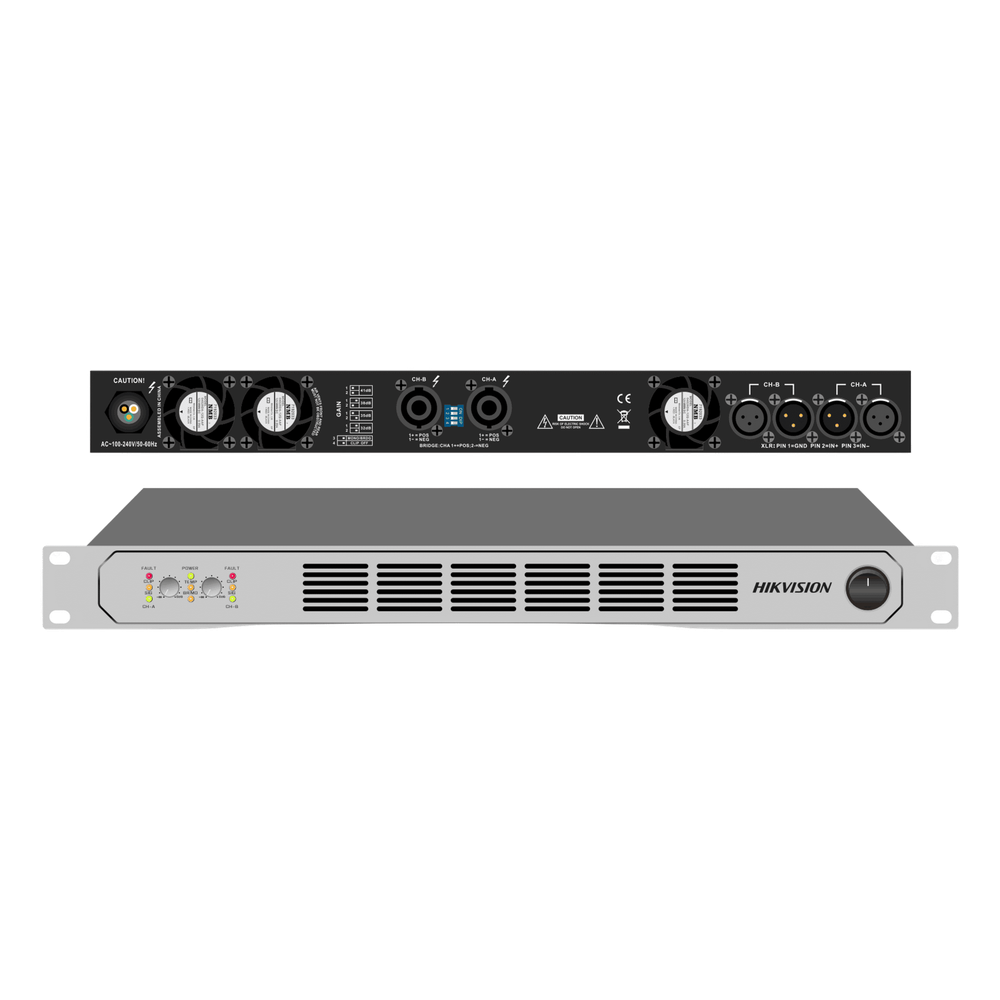 Amplificador de Potencia Profesional HIKVISION DS-QAPAR25-2