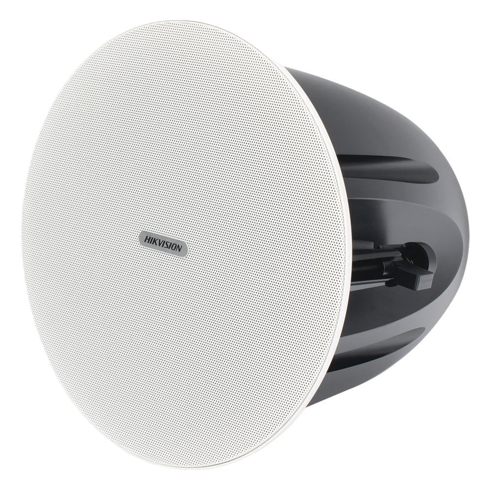 Altavoz de Techo | 2.5W - 10W | Tweeter 1.0 pulgadas + Woofer 6.5 pulgadas | Color Blanca | 100V HIKVISION DS-QAZ0610G1