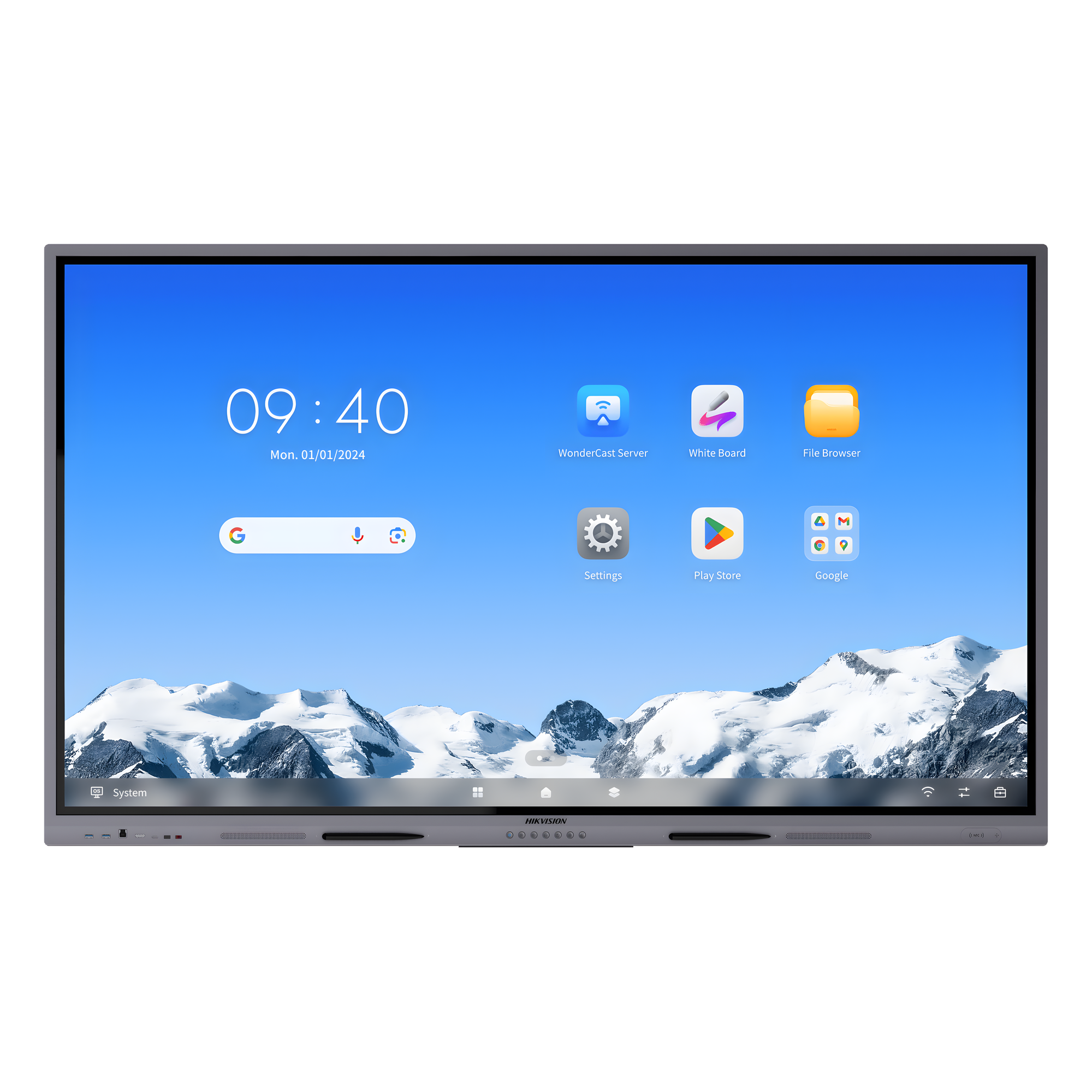 Pantalla Interactiva Touch de 86" Android 16 HIKVISION DS-D5C86RB/A2L(EDLA)