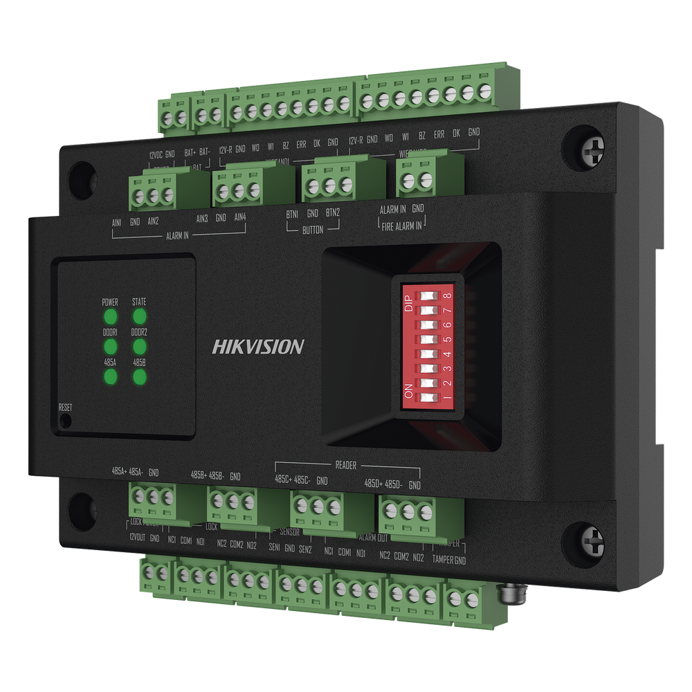 Expansor de 2 Puertas para Paneles de Control de Acceso DS-K27 Series HIKVISION DS-K2M002X