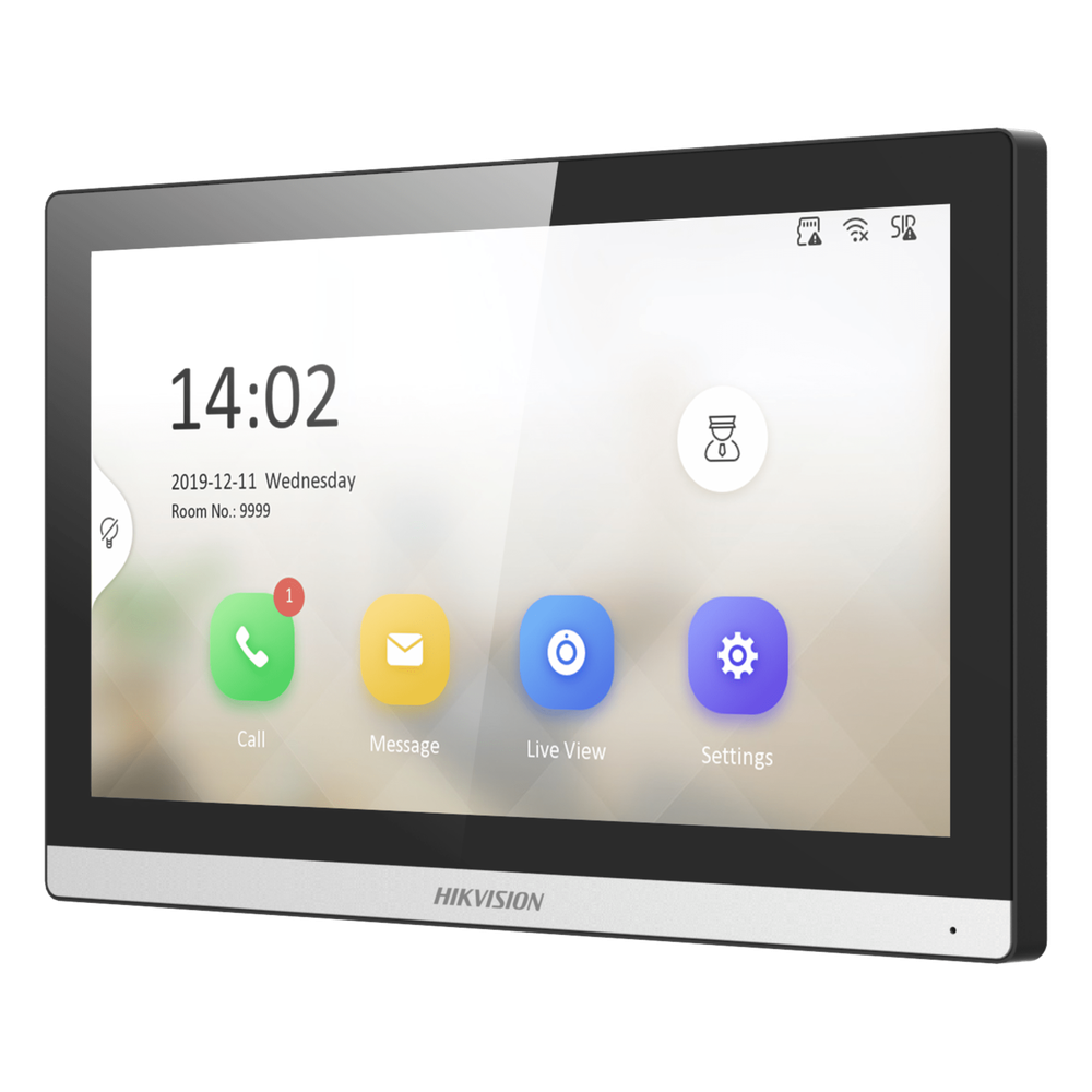 Monitor IP WiFi Touch Screen 7" Bisel DELGADO para Videoportero IP HIKVISION DS-KH6350-WTE1
