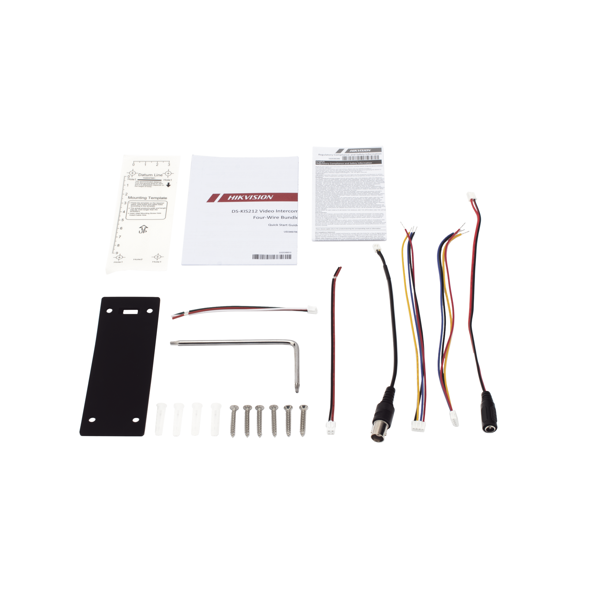 Bolsa de Accesorios para DS-KIS212 HIKVISION DS-KIS212-SPAREPART