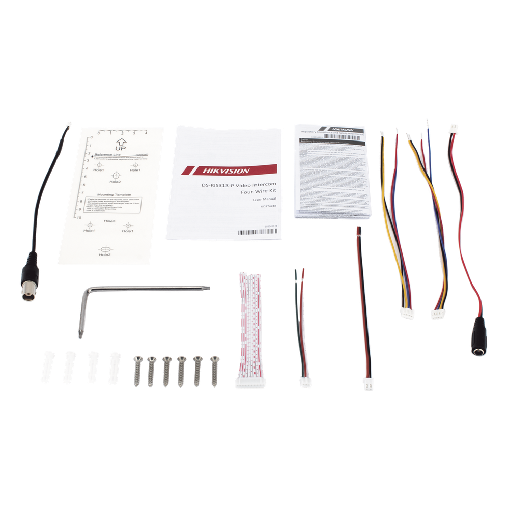 Bolsa de Accesorios para DS-KIS312 HIKVISION DS-KIS313-P-SPAREPART