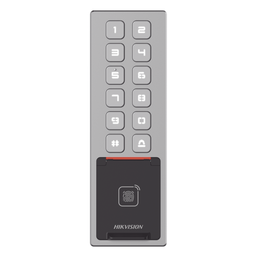 Teclado Exterior WiFi Antivandálico IP65 & IK08 HIKVISION DS-K1T805MBFWX
