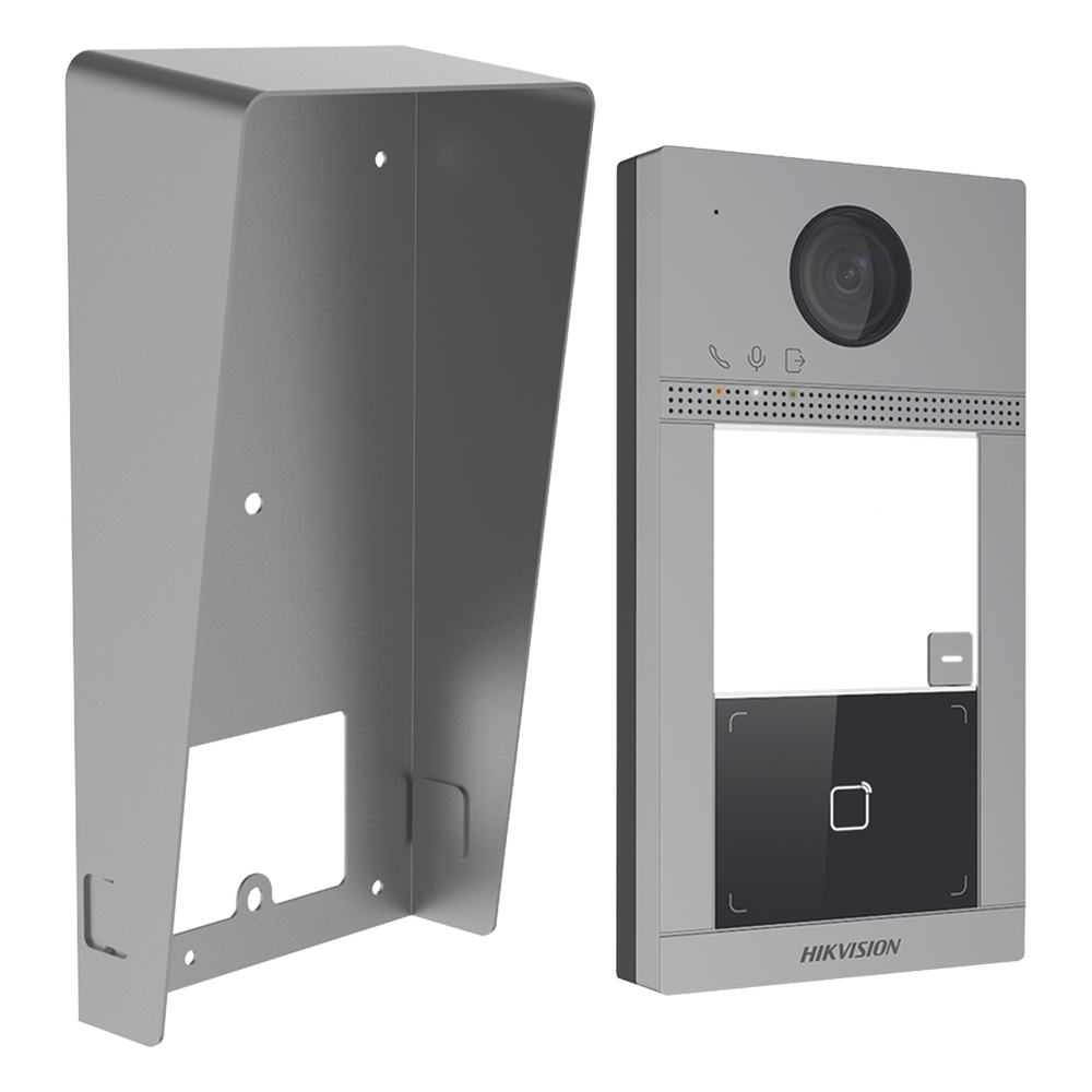 Kit Videoportero + Carcasa protectora IP 2 Megapixel HIKVISION DS-KV8113-WME1(C)/IK