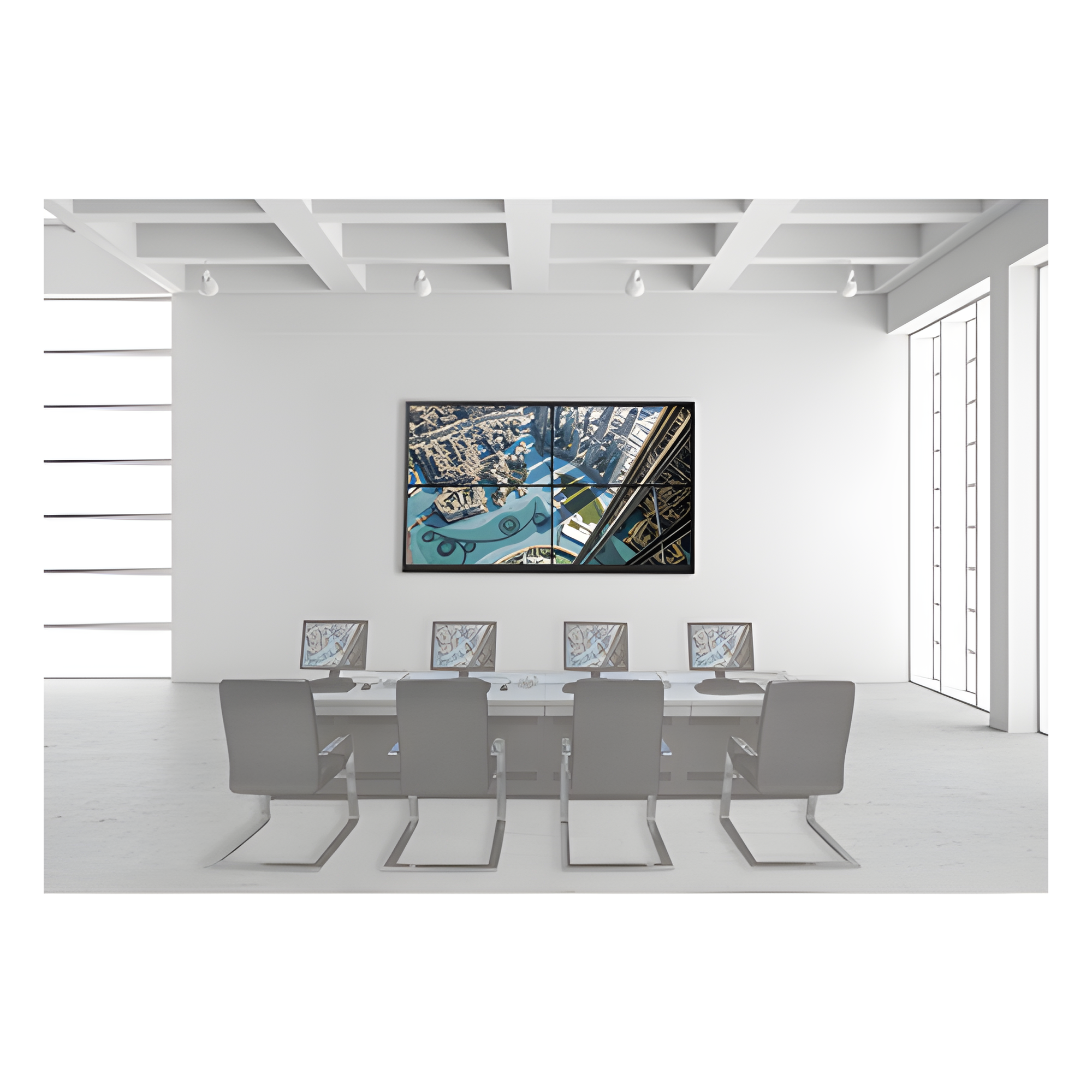 Kit Videowall 2X2 HIKVISION DS-VW2X2TL46/WM