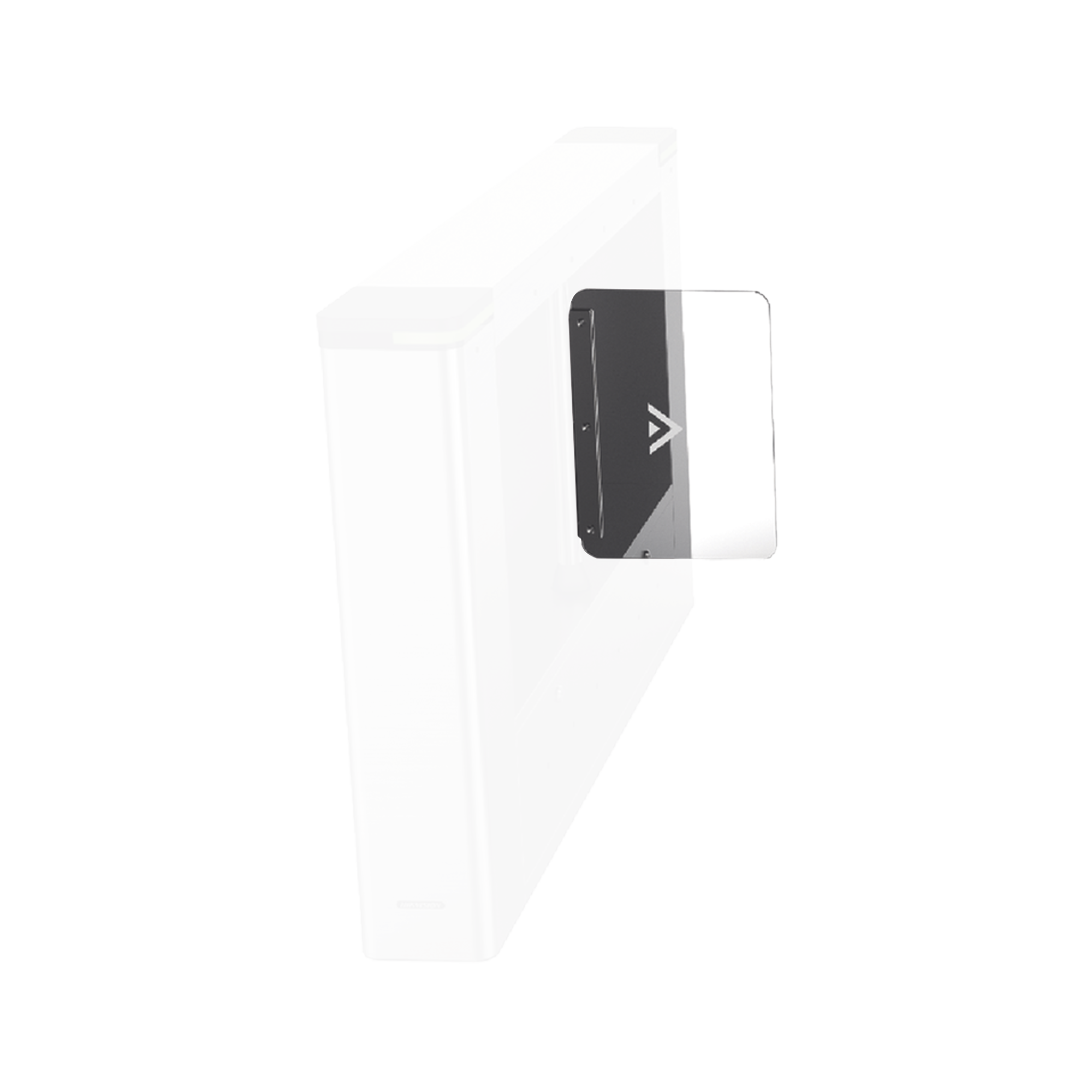 Aleta de Acrílico para formar carriles de 90 cms en torniquetes Hikvision Series DS-K3B501 y DS-K3B601 HIKVISION K3B601-DP900