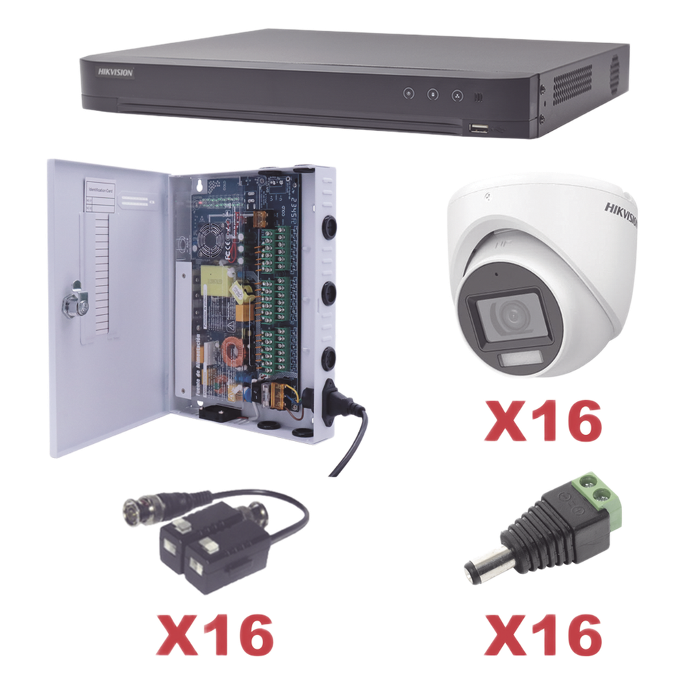KIT TurboHD 1080p HIKVISION KH1080P16DW