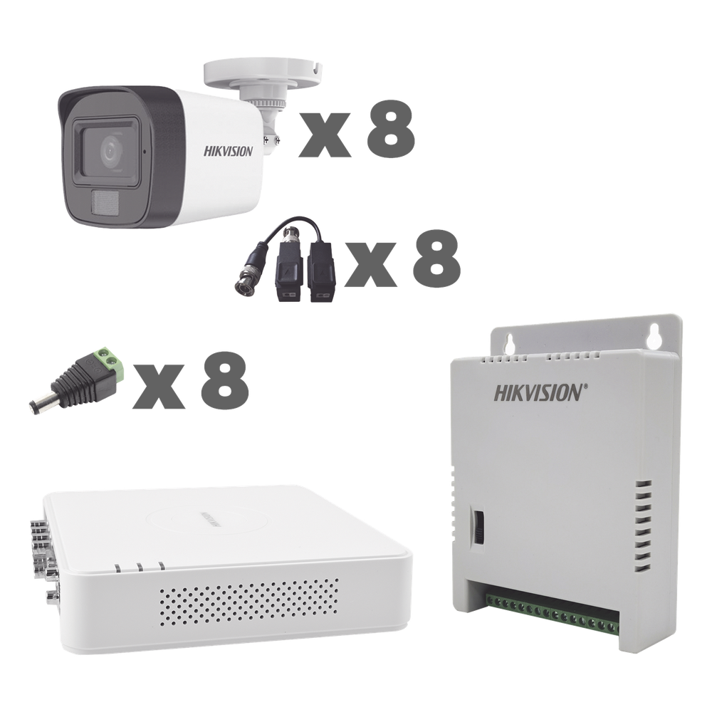 KIT TurboHD 1080p HIKVISION KH1080P8BFH
