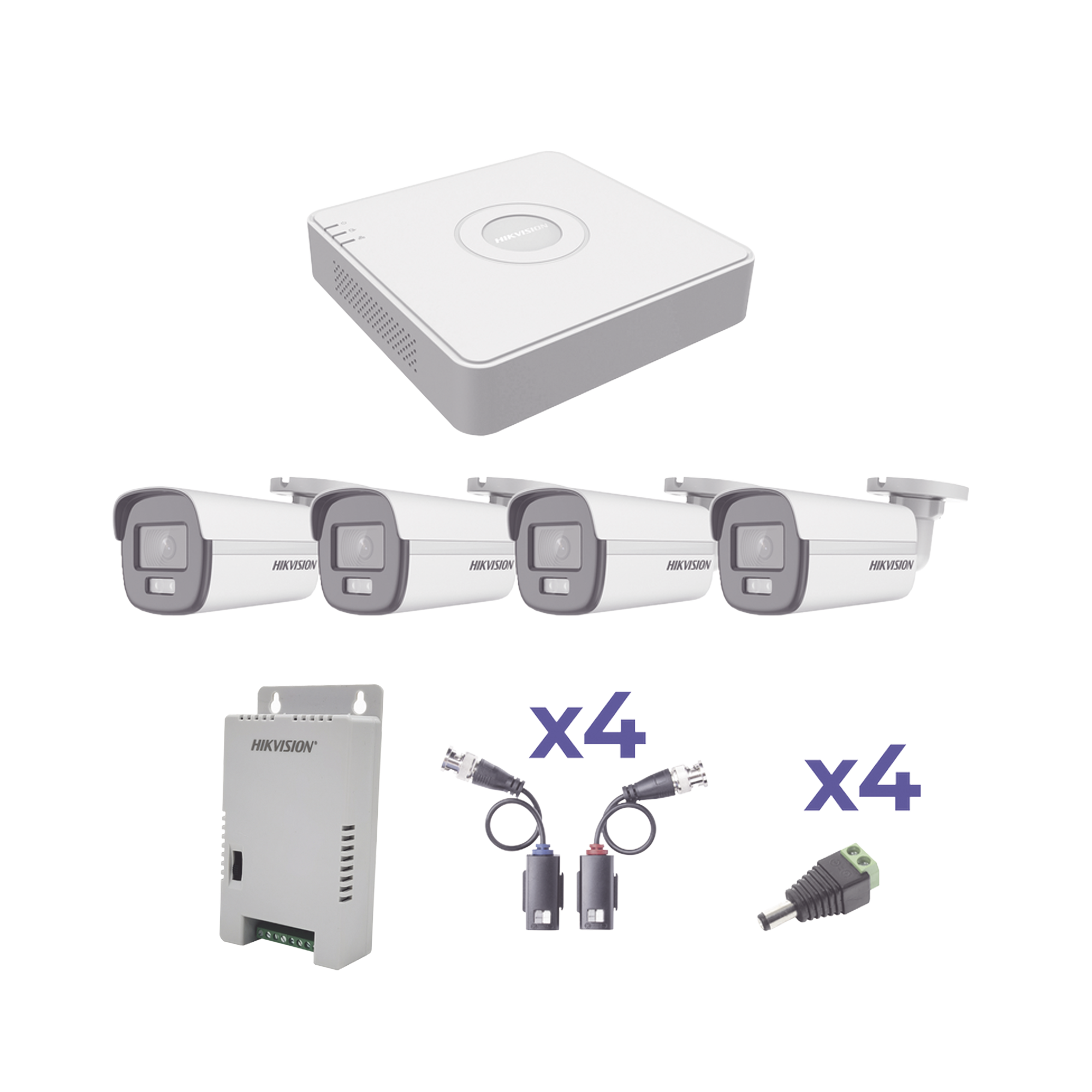 KIT COLORVU TURBOHD 1080p Lite HIKVISION KH1080PL4BC