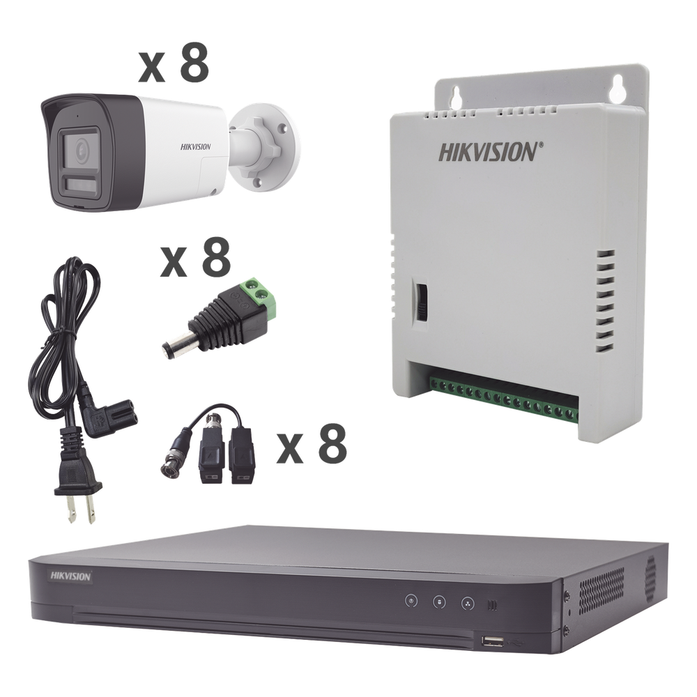 Kit Audio Bidireccional TurboHD 4K-3K HIKVISION KH4K8BTWA