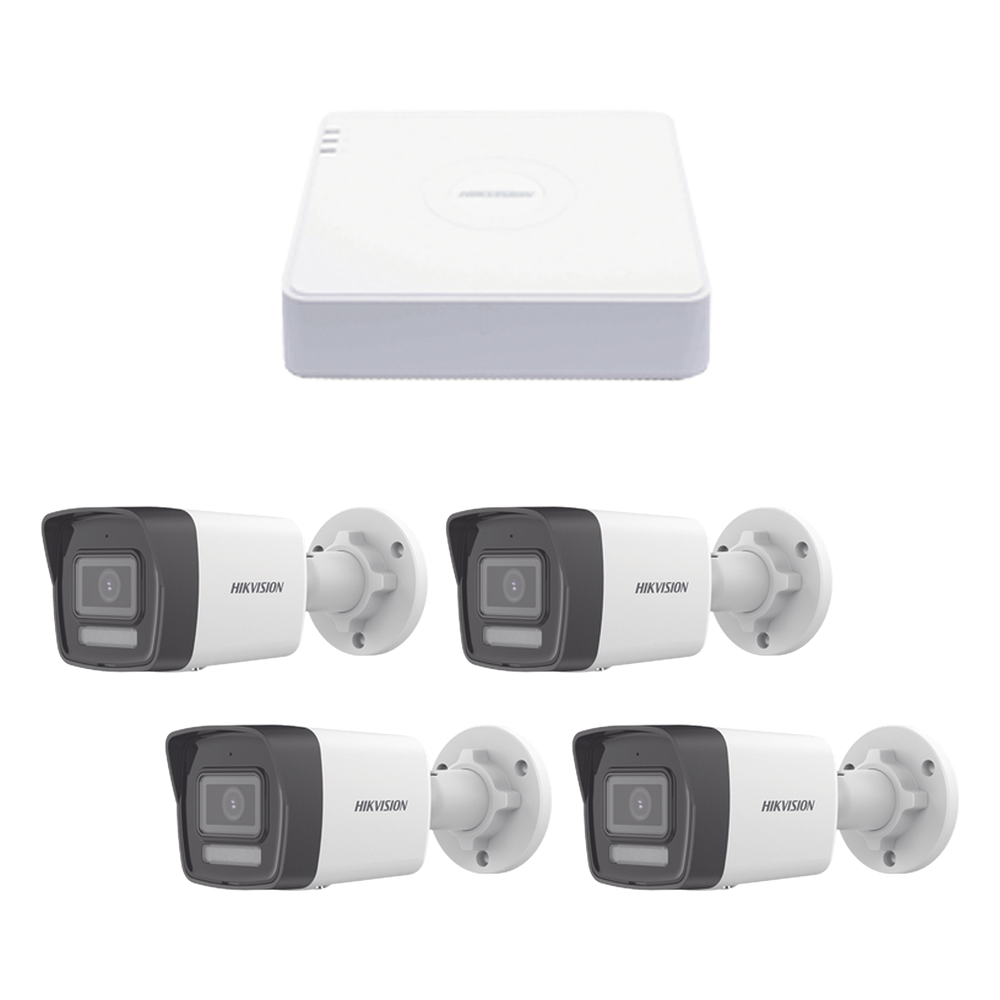 Kit IP 1080p (2 Megapixel) HIKVISION KIPCV2M/4B