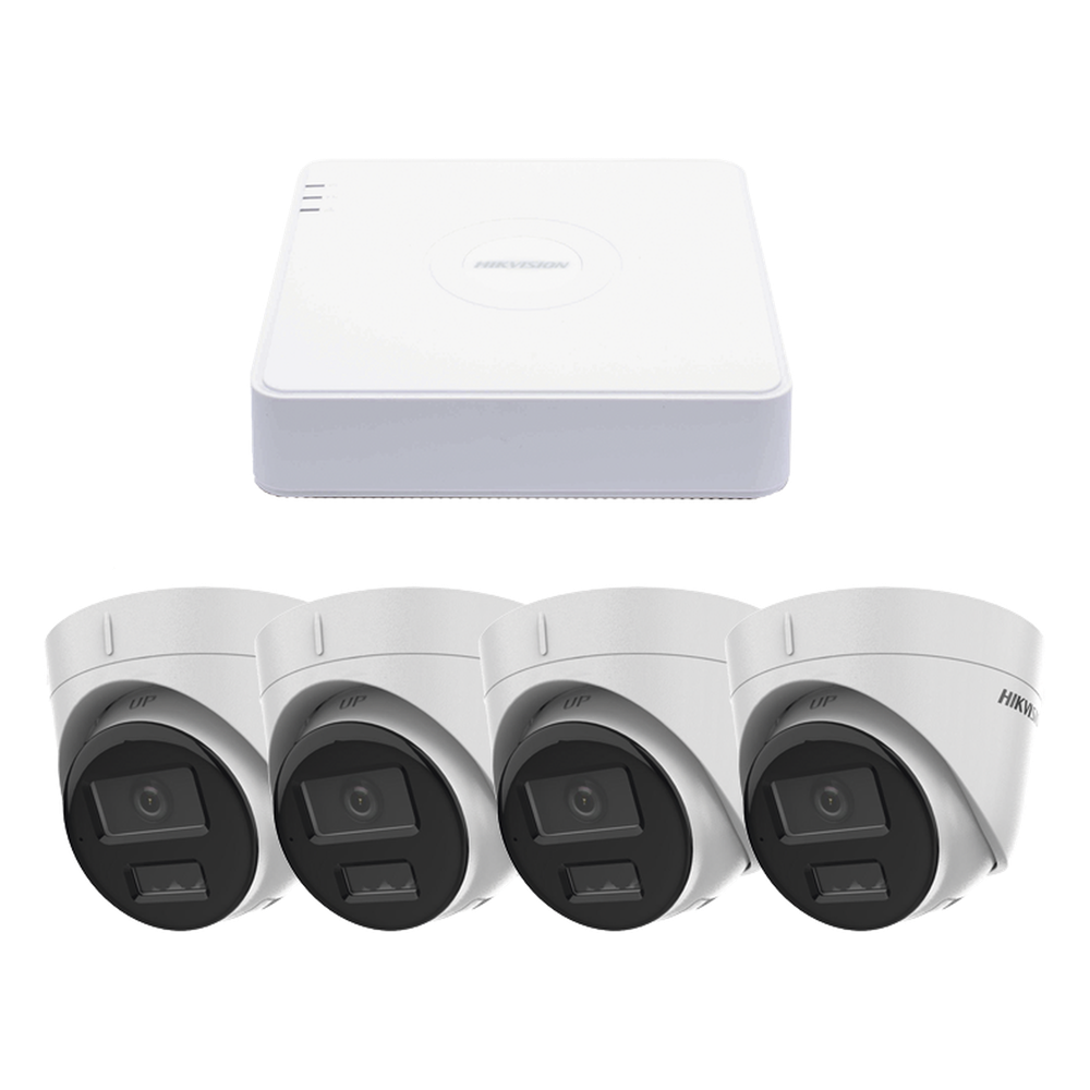 Kit IP 1080p (2 Megapixel) HIKVISION KIPCV2M/4T