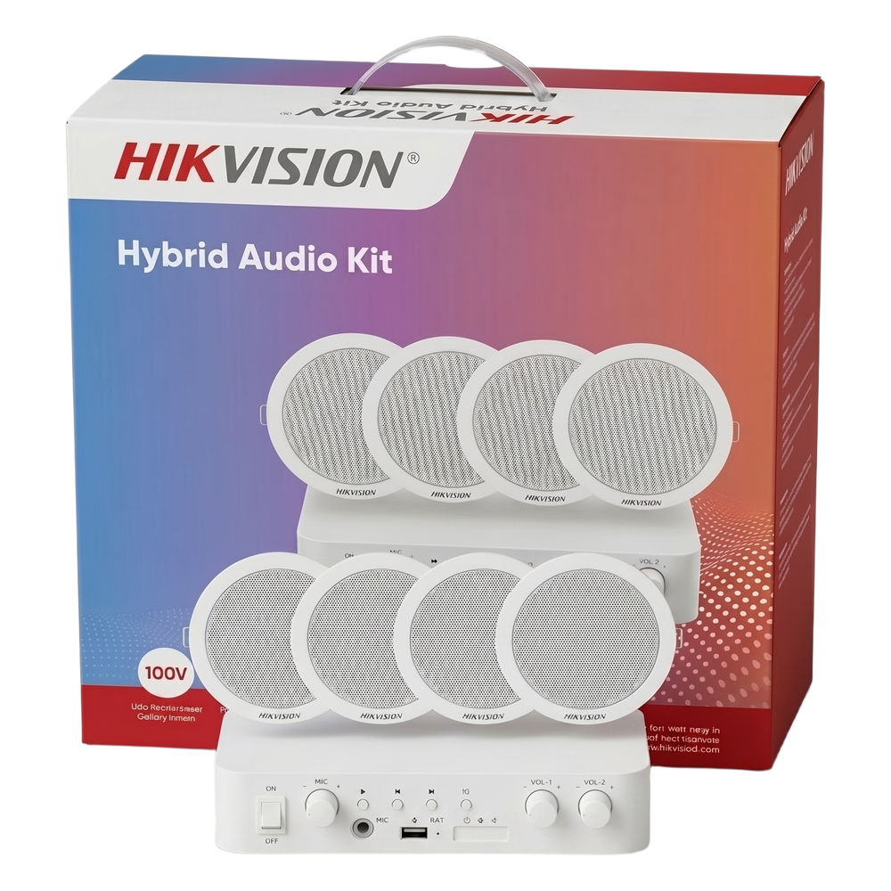 Kit de Audio HIKVISION DS-QAE0KA60206-4