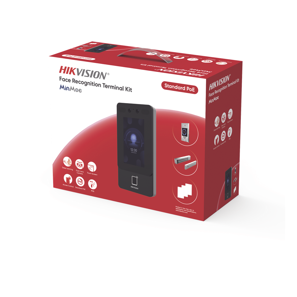 Kit Terminal Reconocimiento Facial HIKVISION DS-KAS342