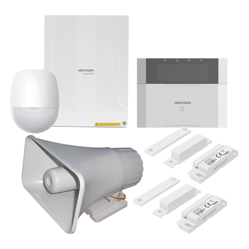 KIT Panel de Alarma AX HYBRID PRO HIKVISION DS-PHA64-LP/PACK(30W)