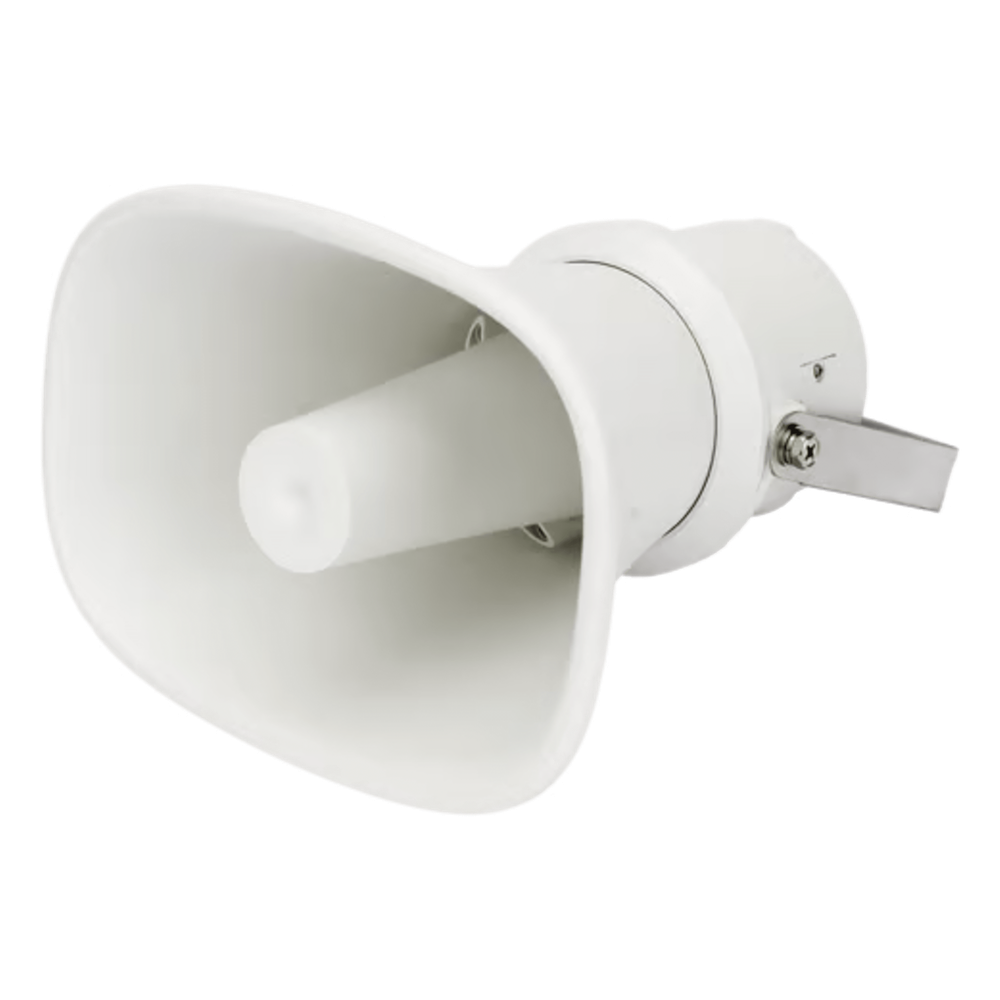 Altavoz Tipo Trompeta | 5 Watts - 30 Watts | Color Blanca | 100 V HIKVISION DS-QAE0330G1T-V