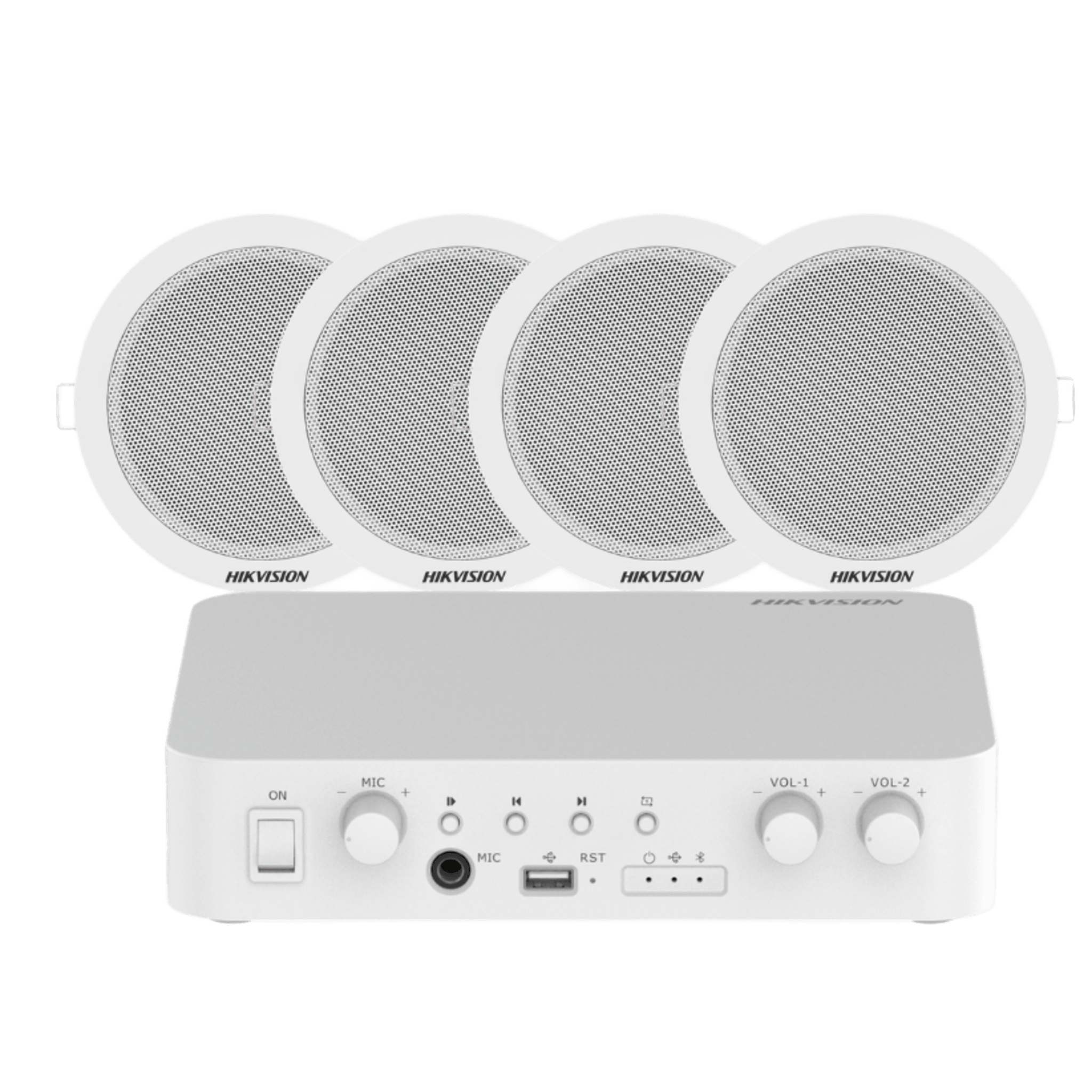 Kit de amplificador compatible con Spotify HIKVISION DSQAEKIT0206/ST