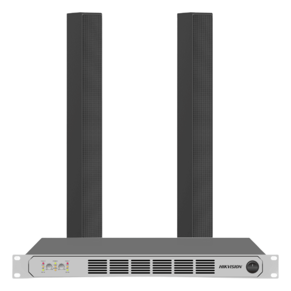Kit de Amplificador y bocinas HIKVISION DSQAPKIT2
