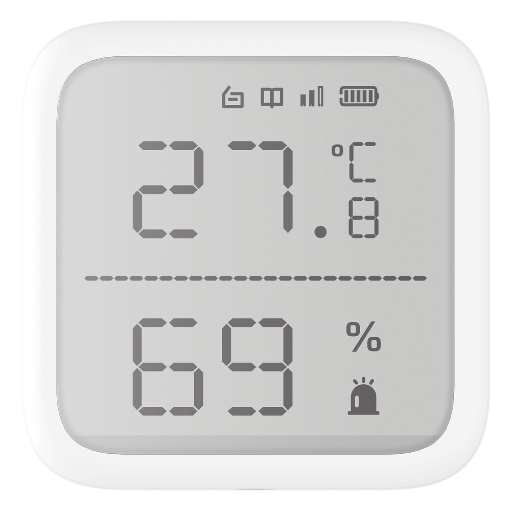 (AX PRO) Detector de Temperatura y Detector de Humedad Inalámbrico HIKVISION DS-PDTPH-E-WB