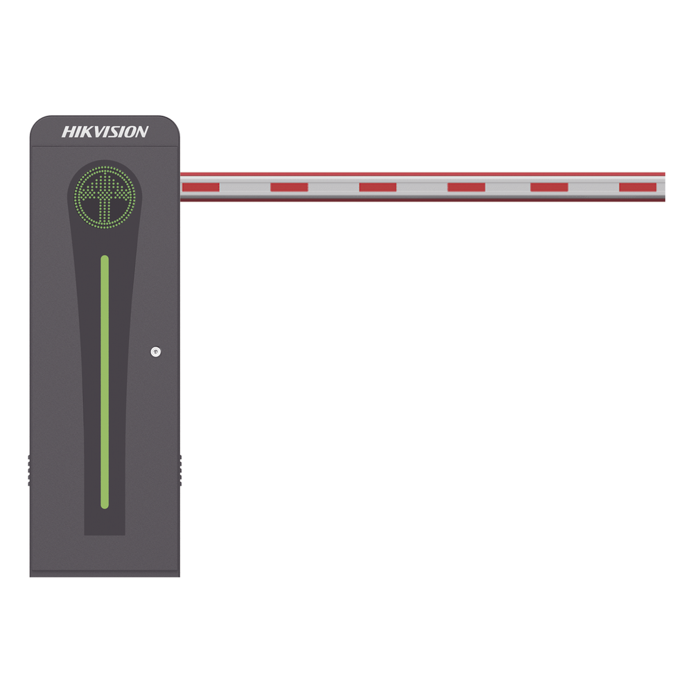 Barrera Vehicular con Brazo Iluminado Led 4 mts INCLUIDO HIKVISION KT-320-LED(4MR)