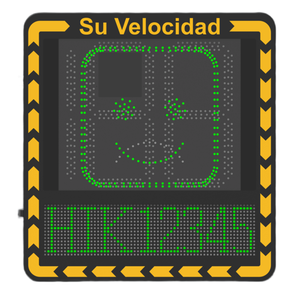 Display LED para Control de Velocidad Exterior HIKVISION YJP7681-188-NR