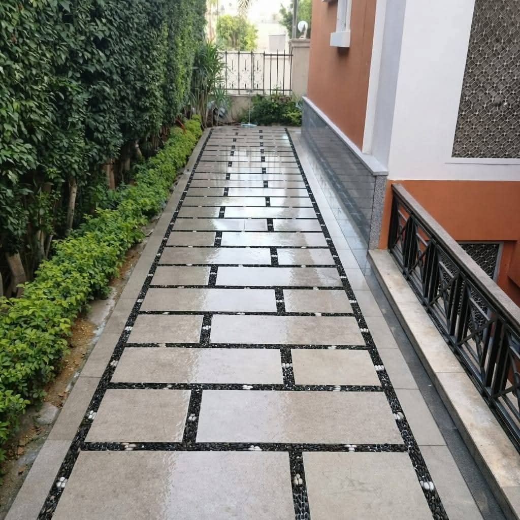 ممشى حمام سباحة