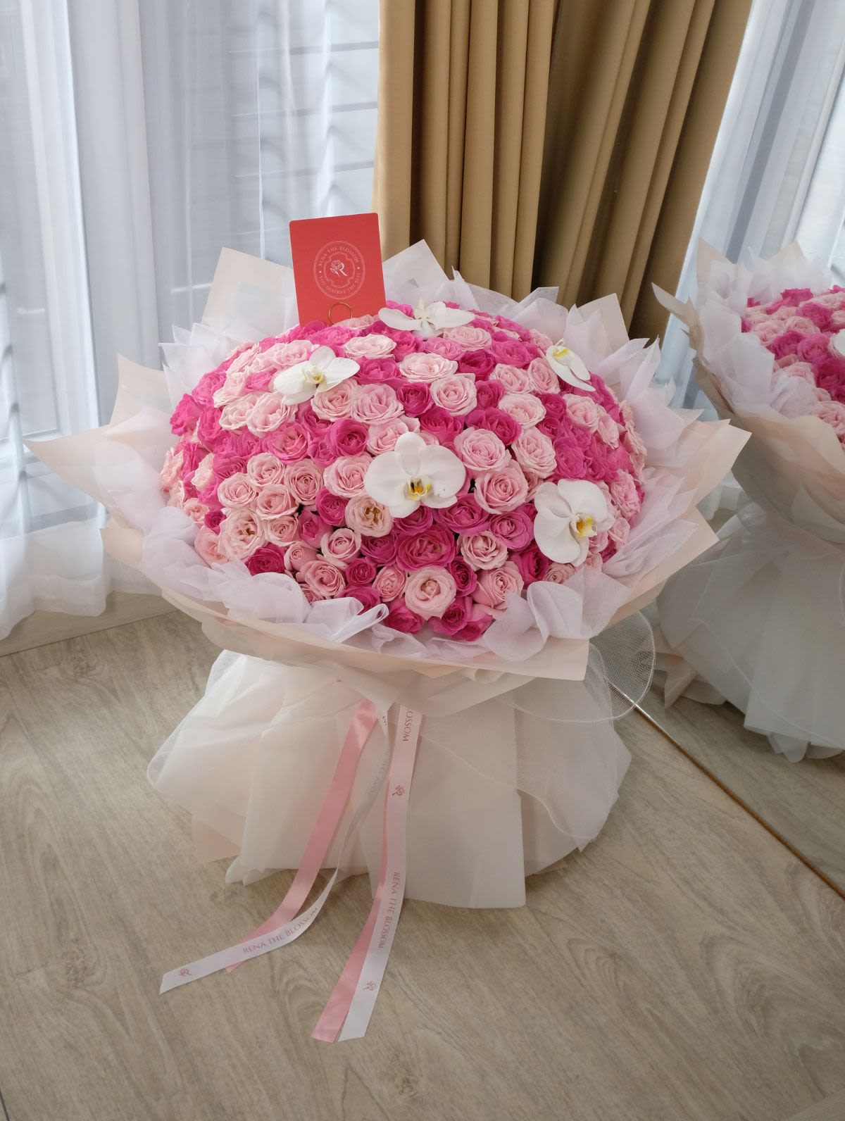 Blush Symphony - Pink White