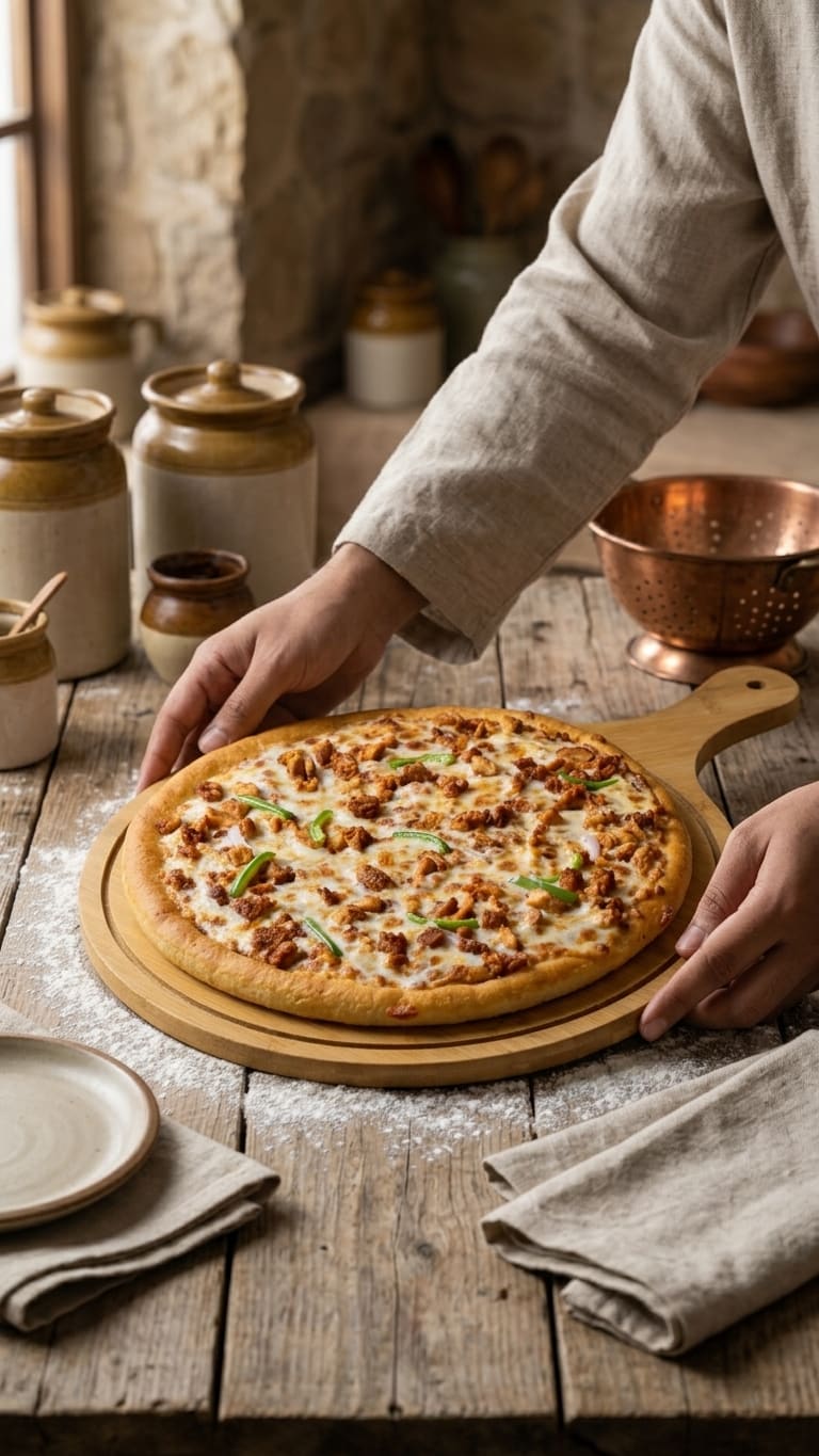 Chicken fajita pizza