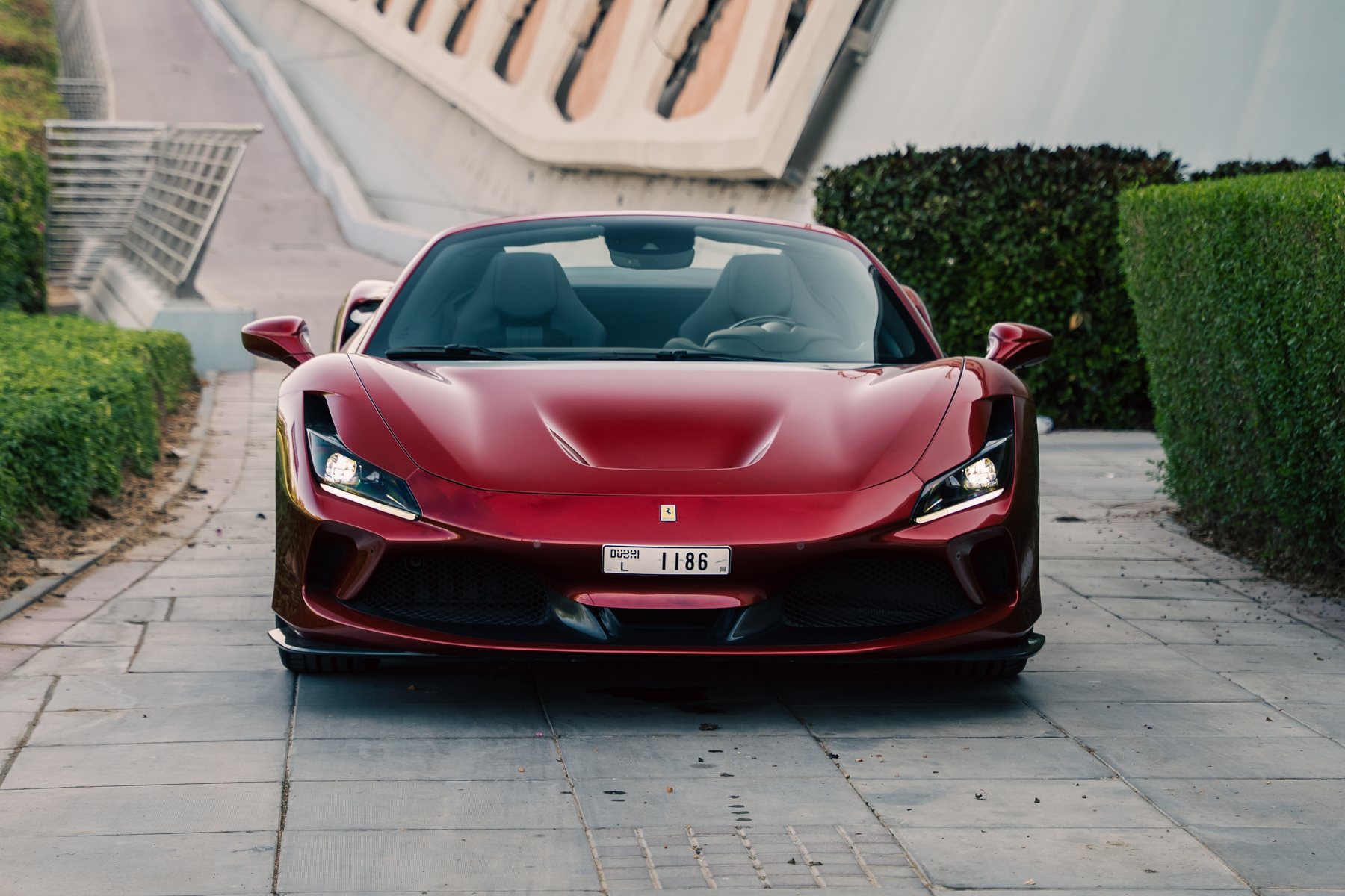 Ferrari F8 Spider Rental in Dubai – Open-Top Ferrari V8